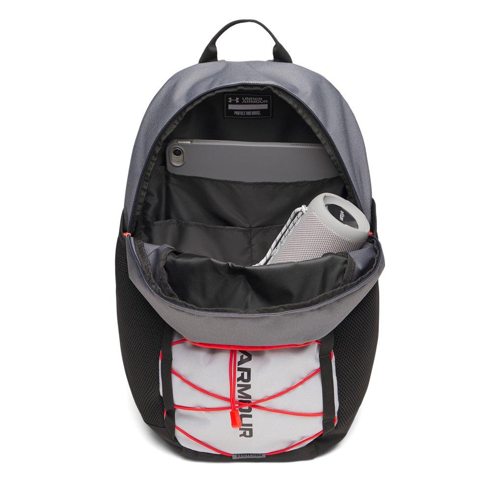 Under Armour Hustle Sport 6.0 Backpack - Grey/Black - GREY/BLACK