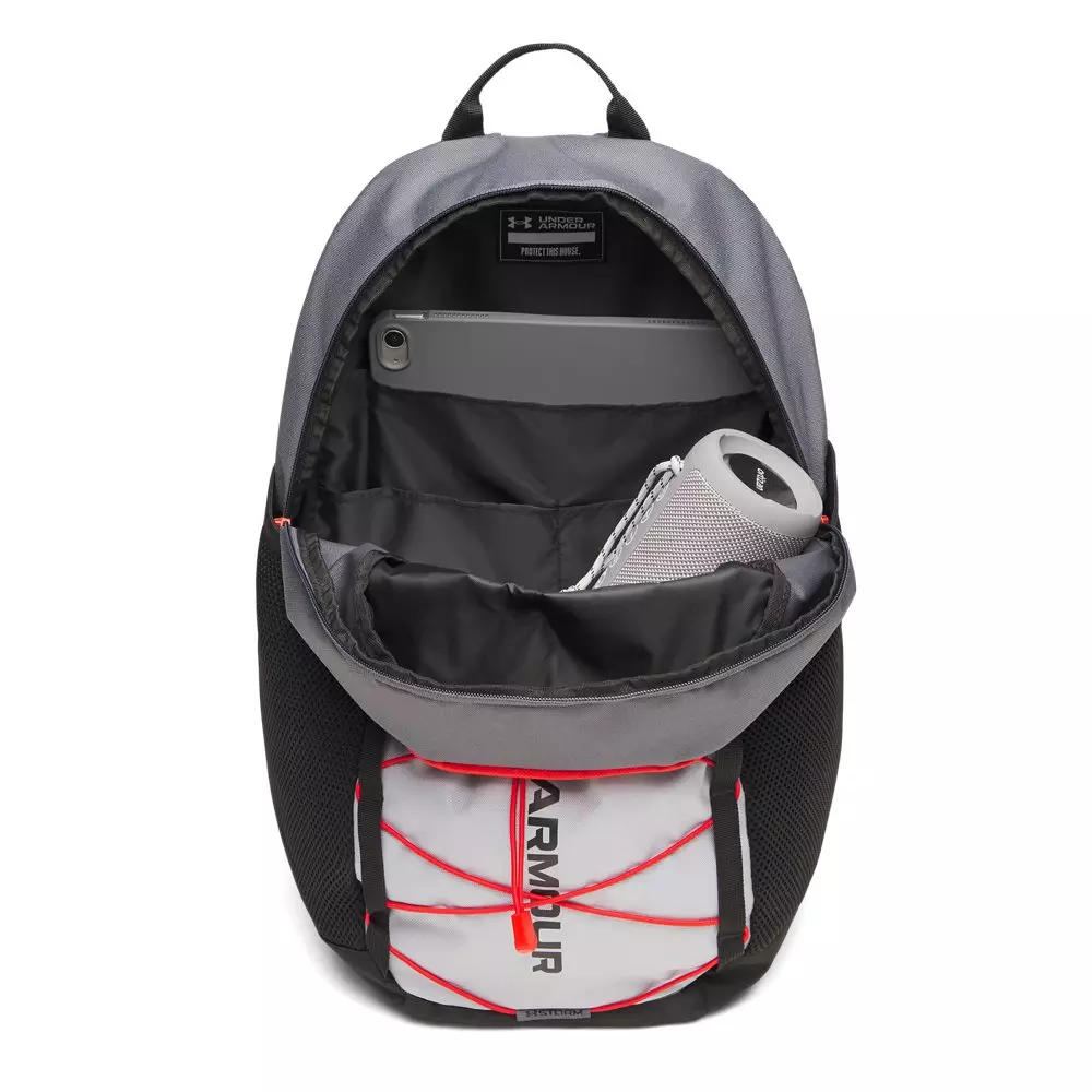 Under Armour Hustle Sport 6.0 Backpack - Grey/Black - GREY/BLACK