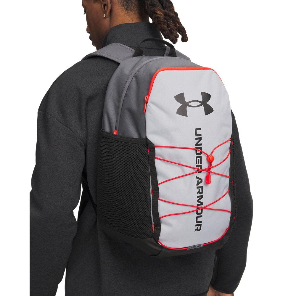 Under Armour Hustle Sport 6.0 Backpack - Grey/Black - GREY/BLACK