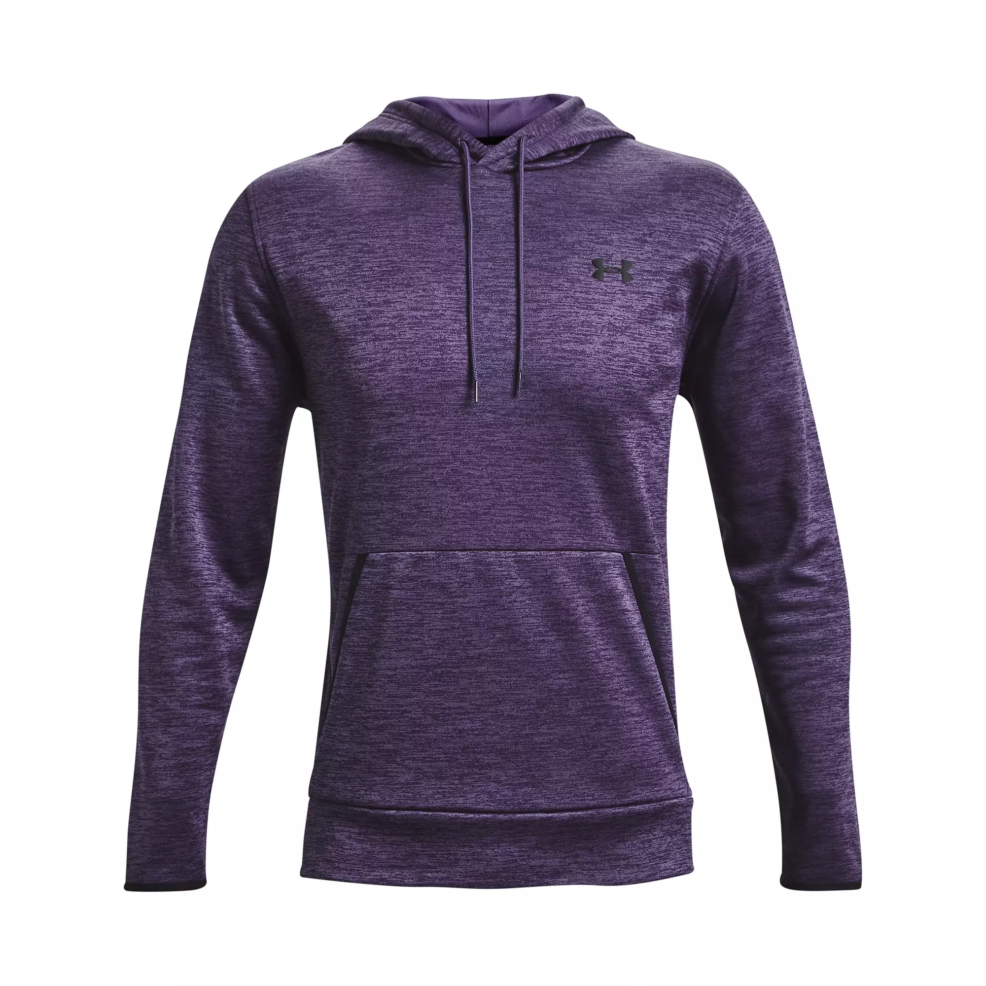 Under Armour Men's Purple/Black Armour Fleece&reg; Twist Hoodie - PURPLE/BLACK