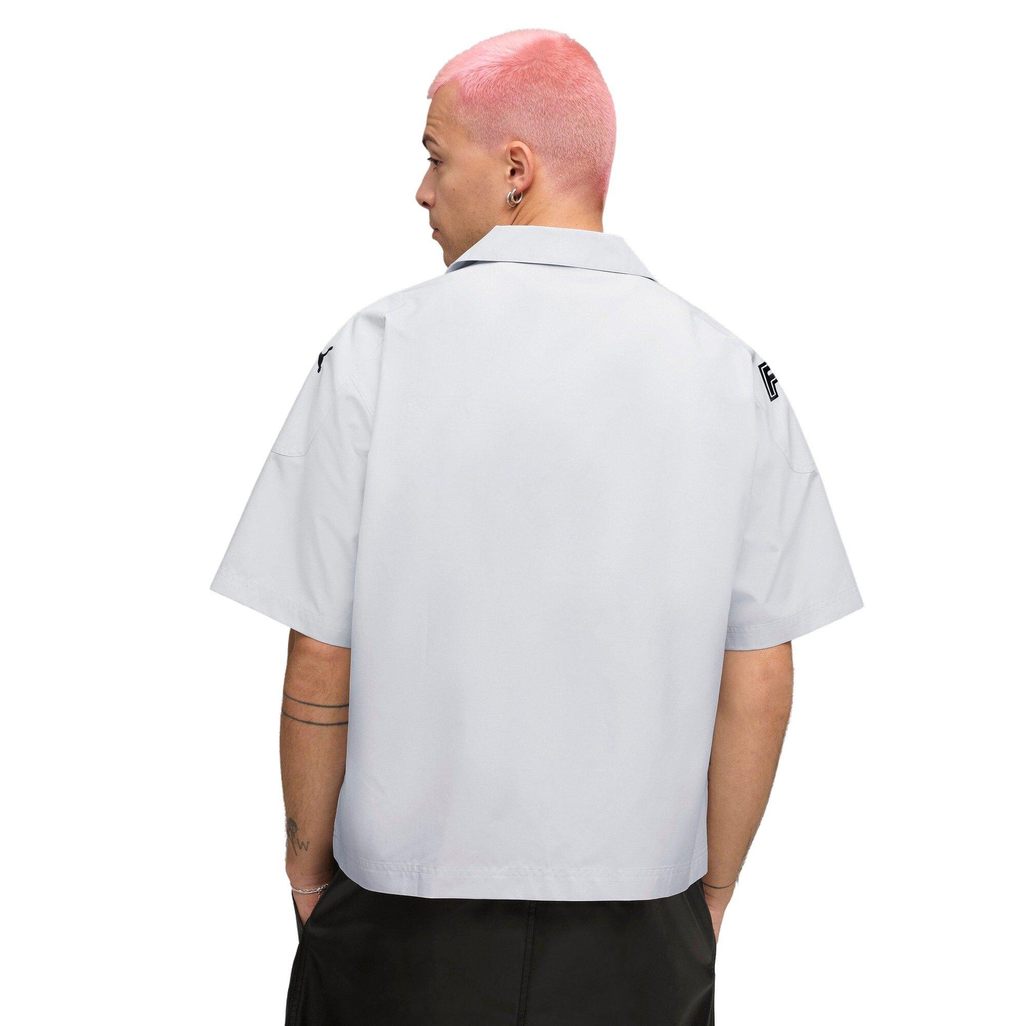 PUMA Men's FUTURE.PUMA.ARCHIVE Graphic Shirt -Silver - SILVER Thumbnail View 2