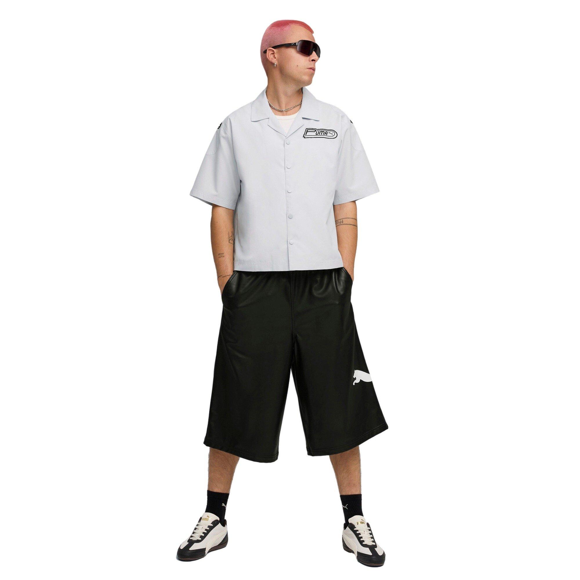 PUMA Men's FUTURE.PUMA.ARCHIVE Graphic Shirt -Silver - SILVER Thumbnail View 5