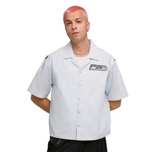 PUMA Men's FUTURE.PUMA.ARCHIVE Graphic Shirt -Silver