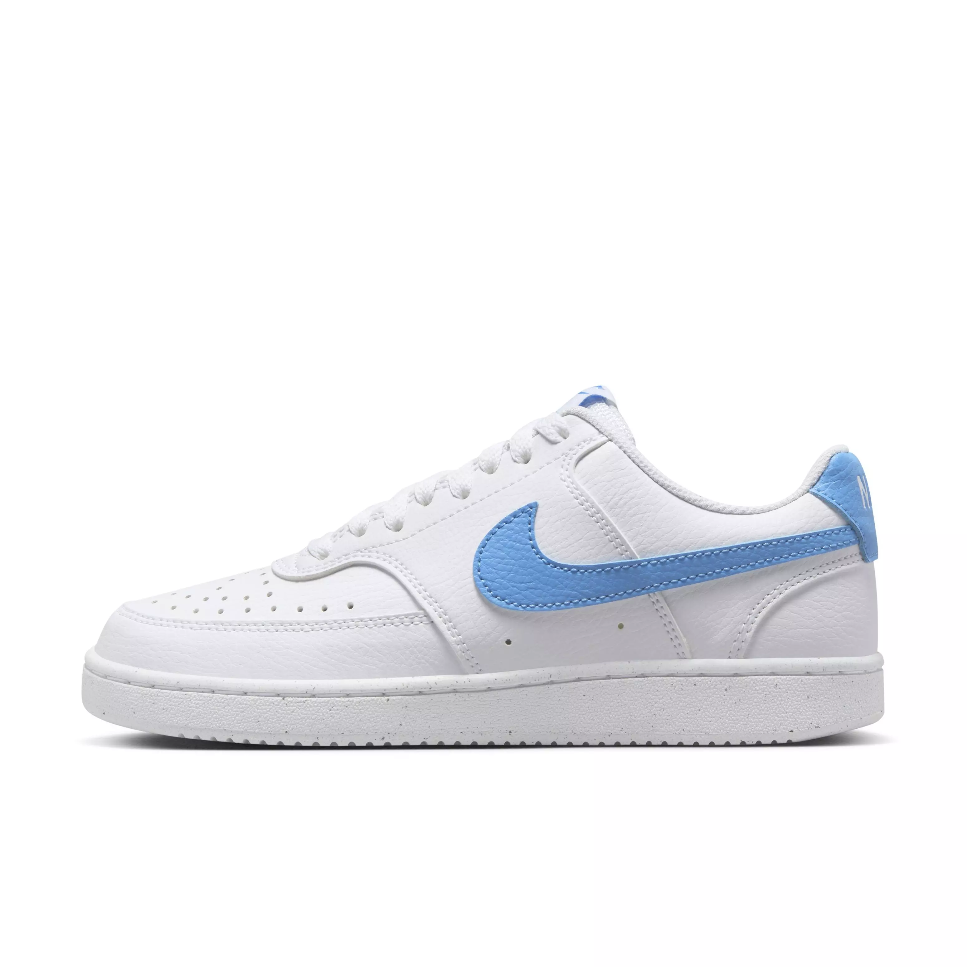 Nike Court Vision Low Next Nature "White/University Blue" Women's Shoe - WHITE/BLUE