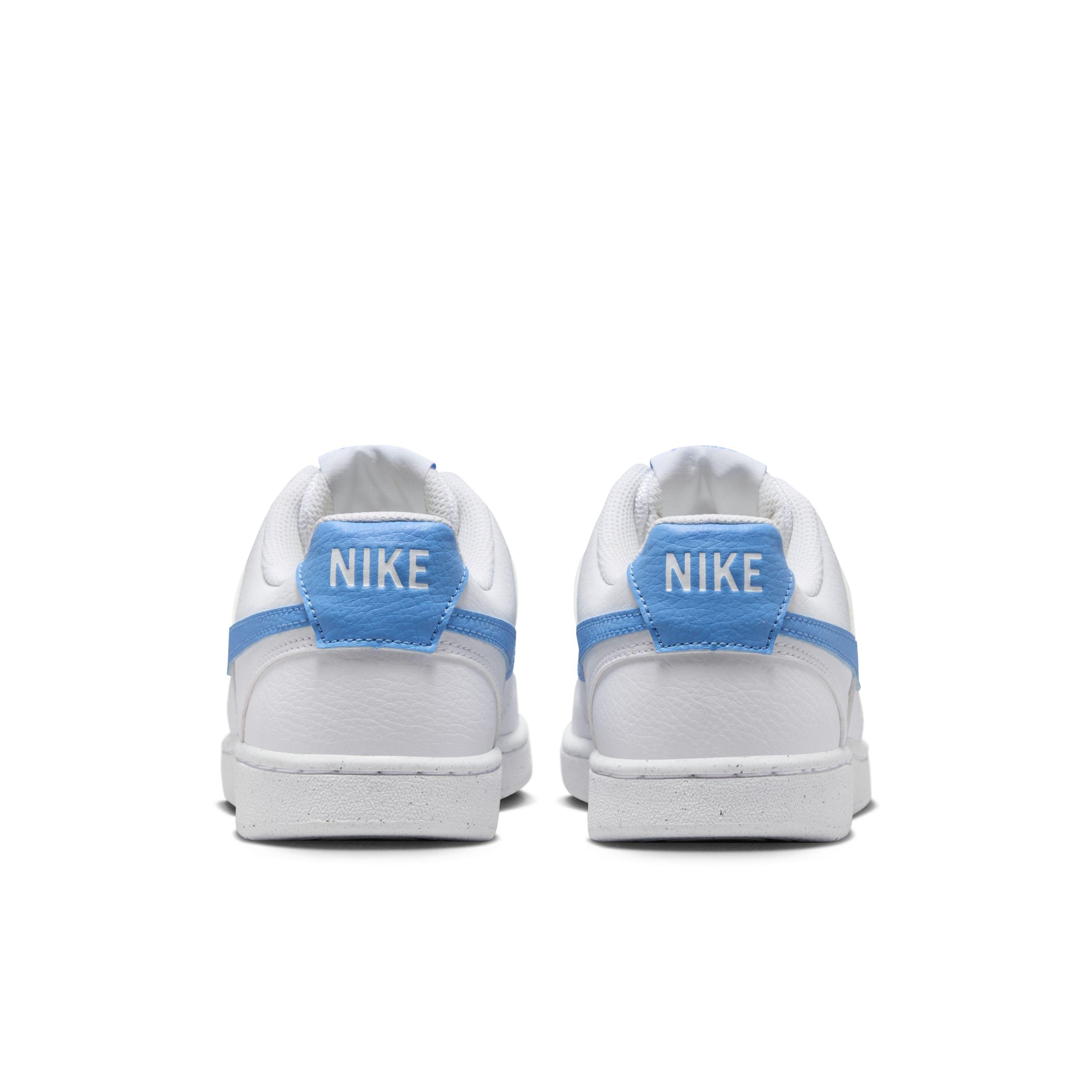 Nike Court Vision Low Next Nature "White/University Blue" Women's Shoe - WHITE/BLUE Thumbnail View 5