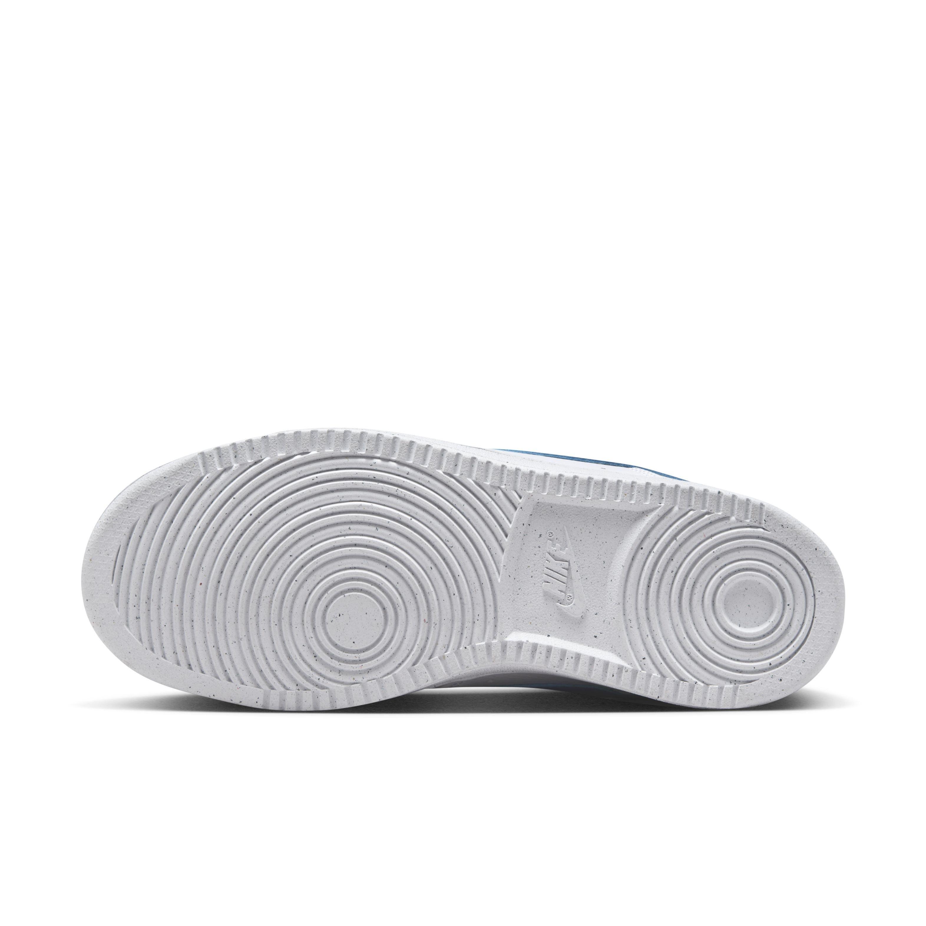 Nike Court Vision Low Next Nature "White/University Blue" Women's Shoe - WHITE/BLUE Thumbnail View 6