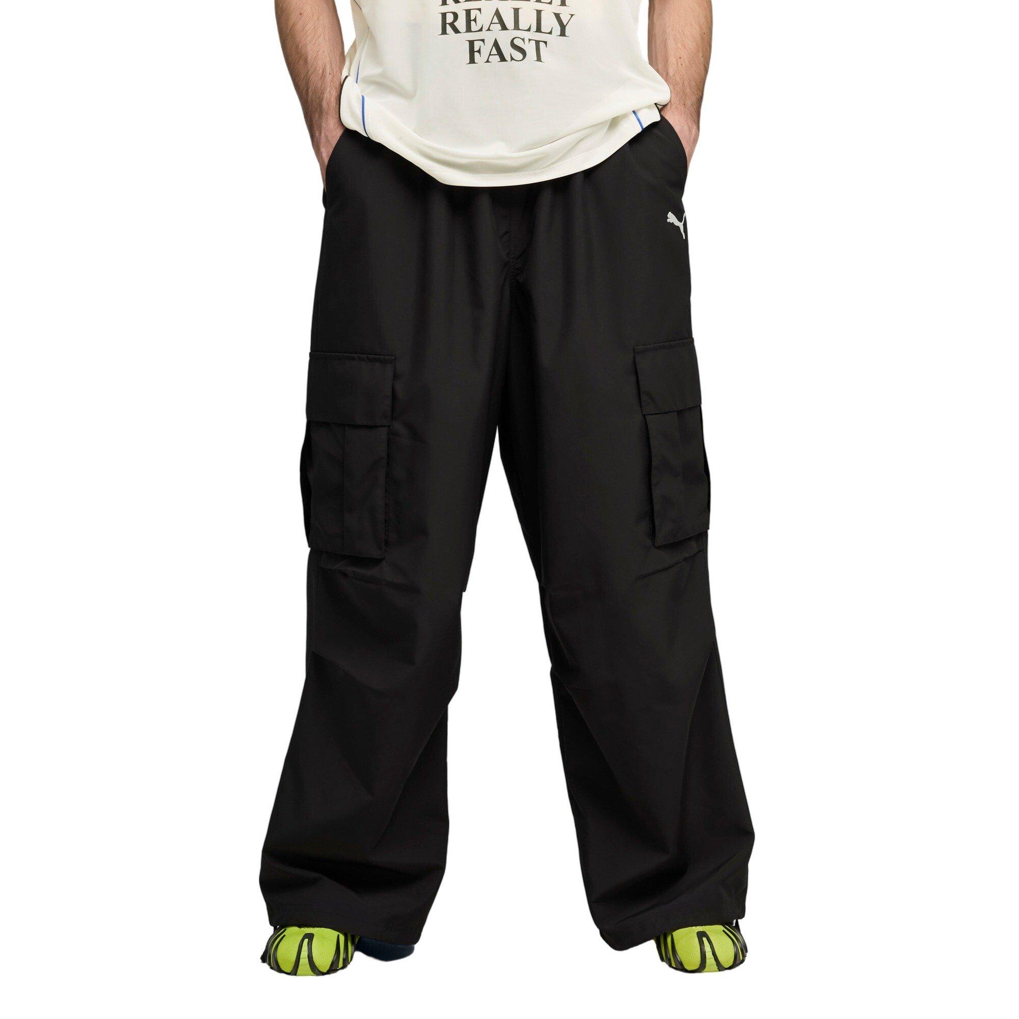 PUMA Men's FUTURE.PUMA.ARCHIVE Cargo Pants -Black - BLACK Thumbnail View 1