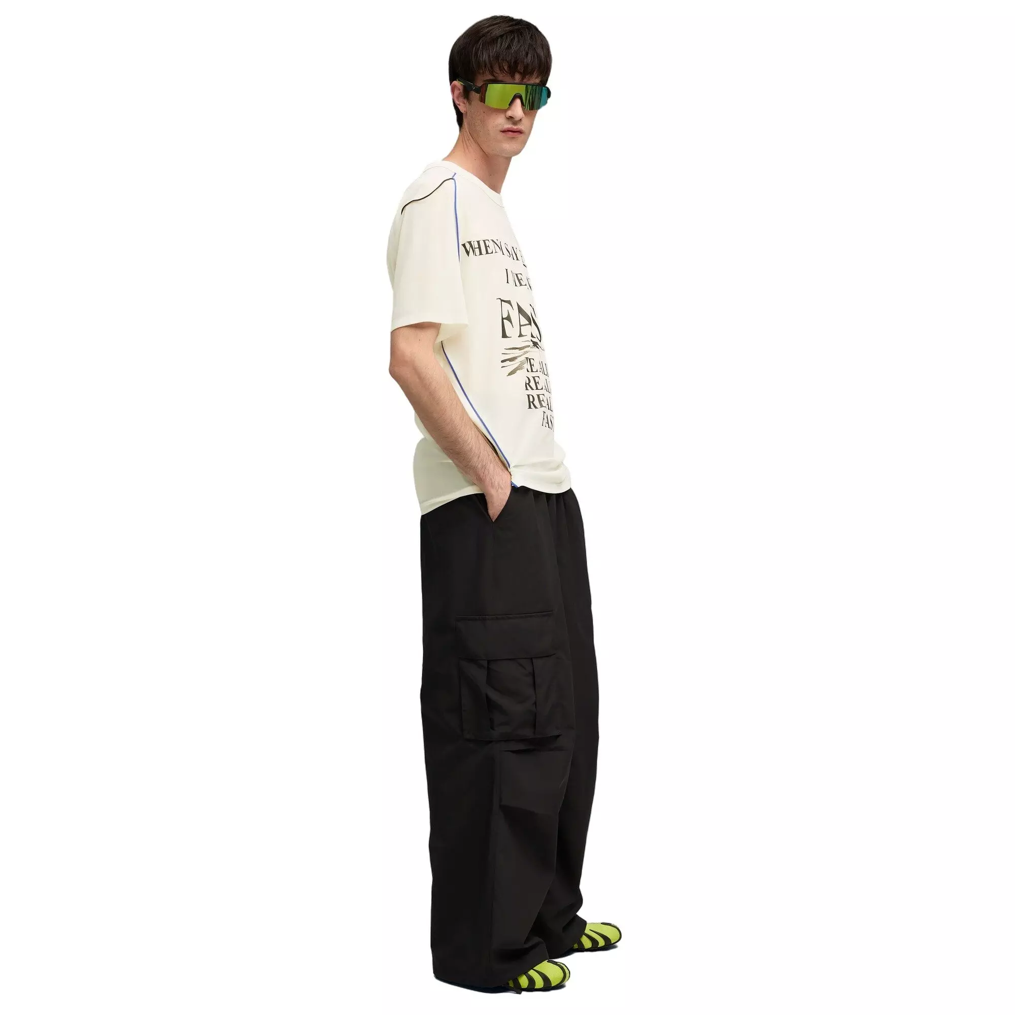 PUMA Men's FUTURE.PUMA.ARCHIVE Cargo Pants - Black - BLACK