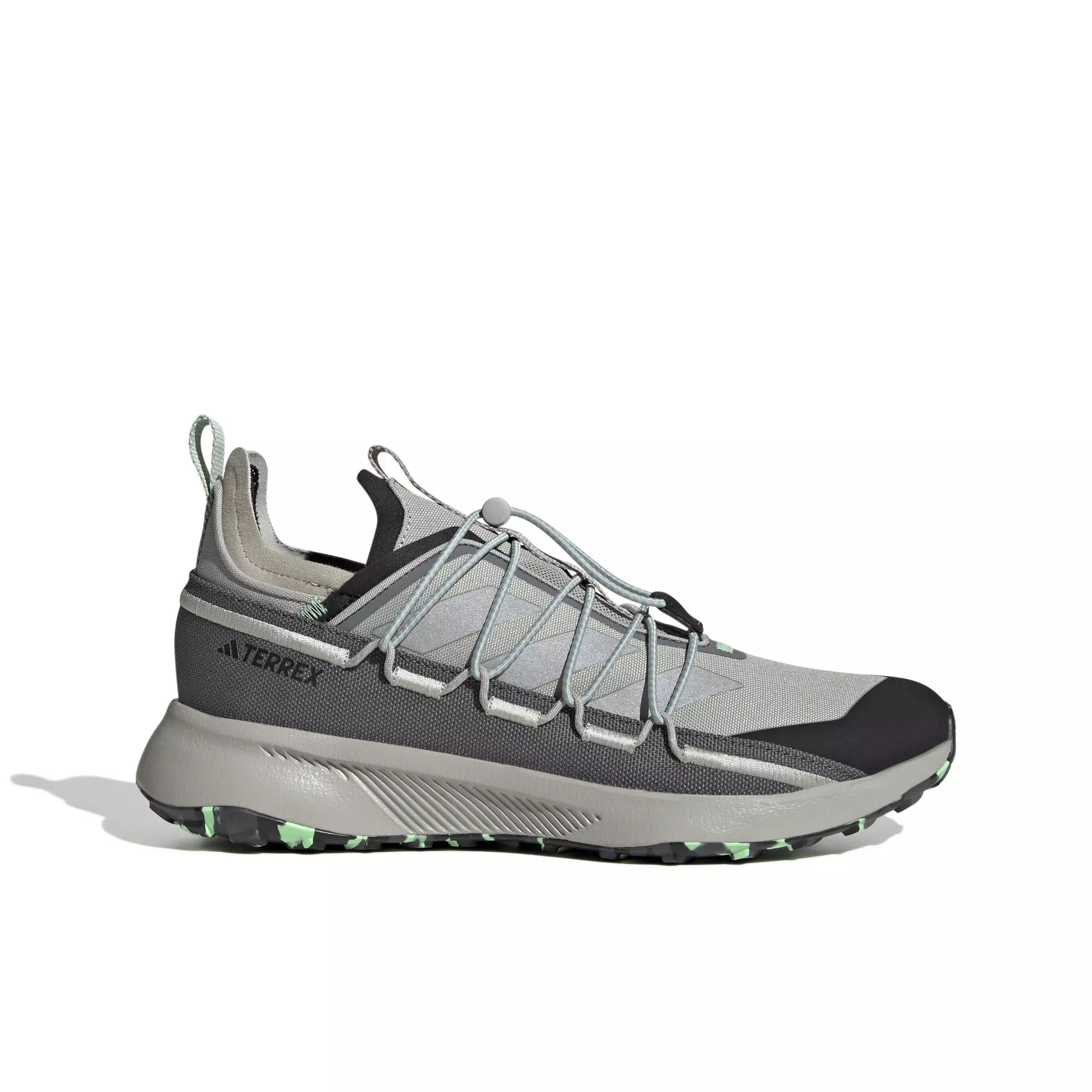 adidas Terrex Voyager 21 Canvas "Metal Grey/Silver Metallic/Beam Grey" Men's Travel Shoe - GREY/SILVER/GREY