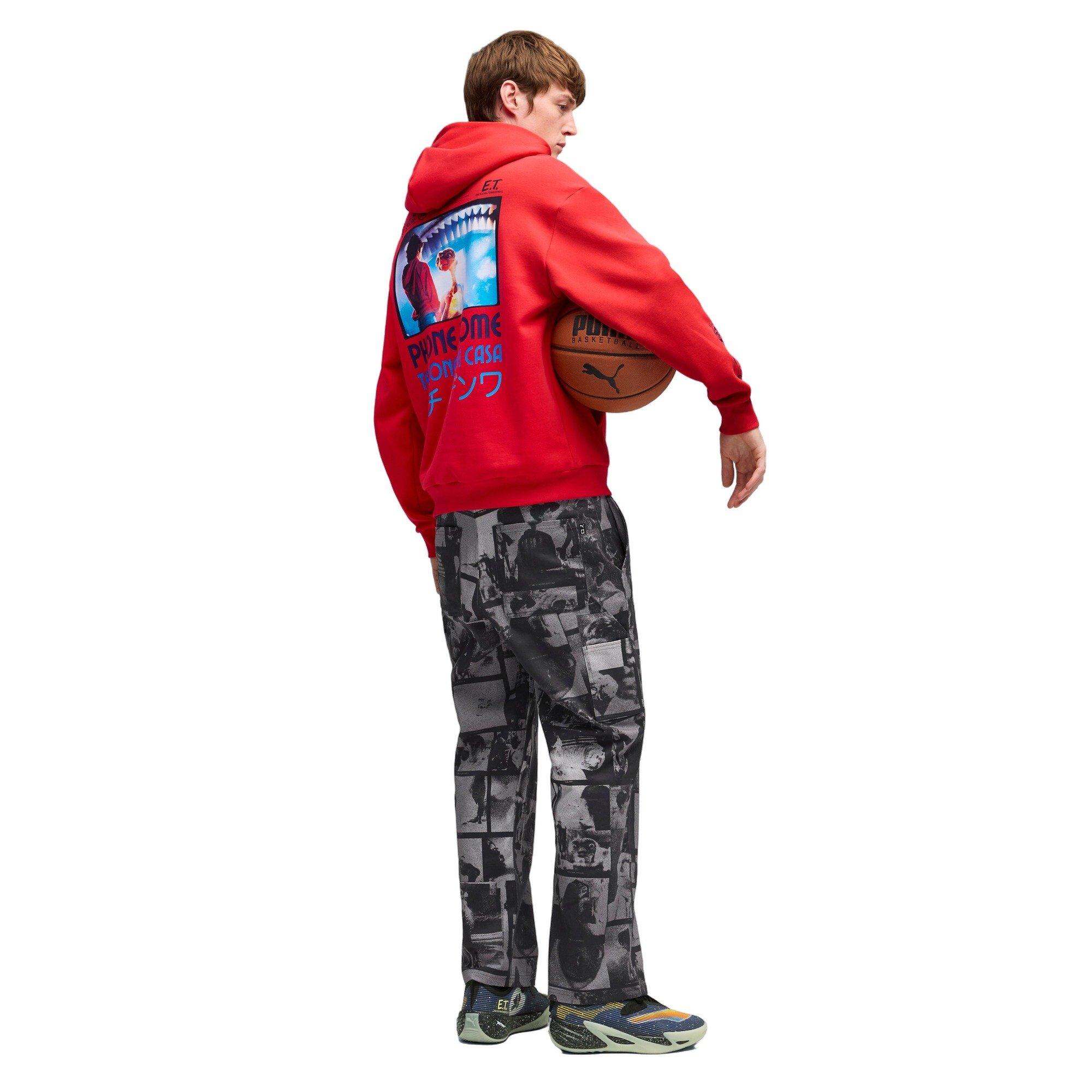 PUMA Hoops x E.T. Men's Hoodie - Red - RED Thumbnail View 5