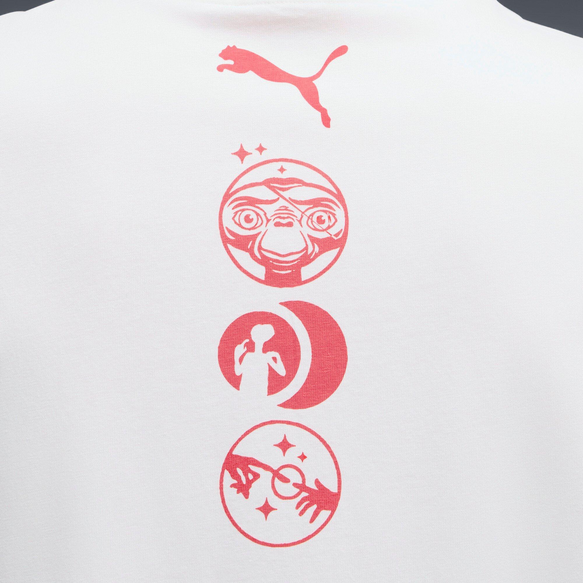 PUMA Hoops x E.T. Men's Phone Home Basketball Tee - WHITE Thumbnail View 3