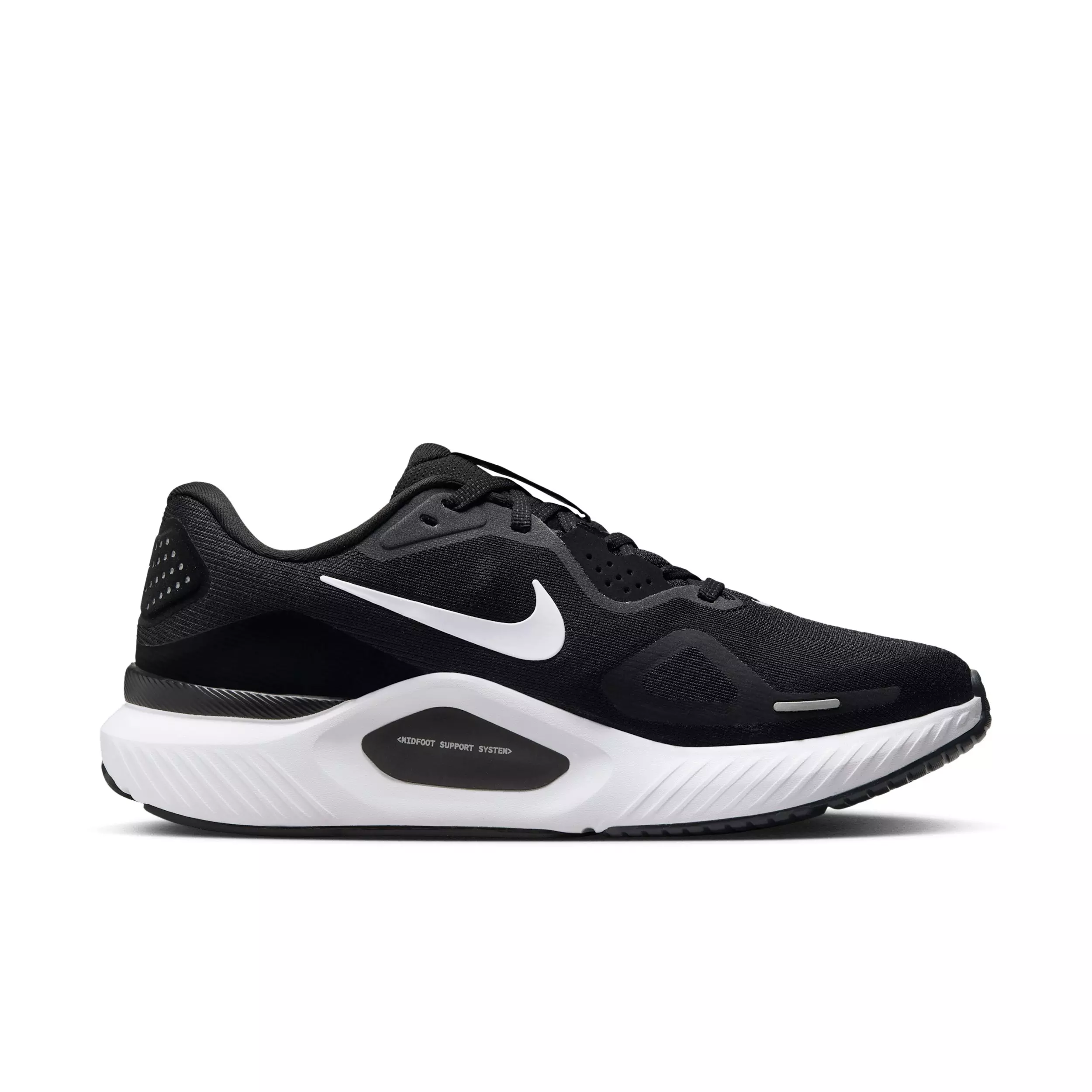 Nike Structure 26 "Black/Wolf Grey/Metallic Silver/White" Women's Wide Running Shoe - BLACK/GREY/SILVER/WHITE