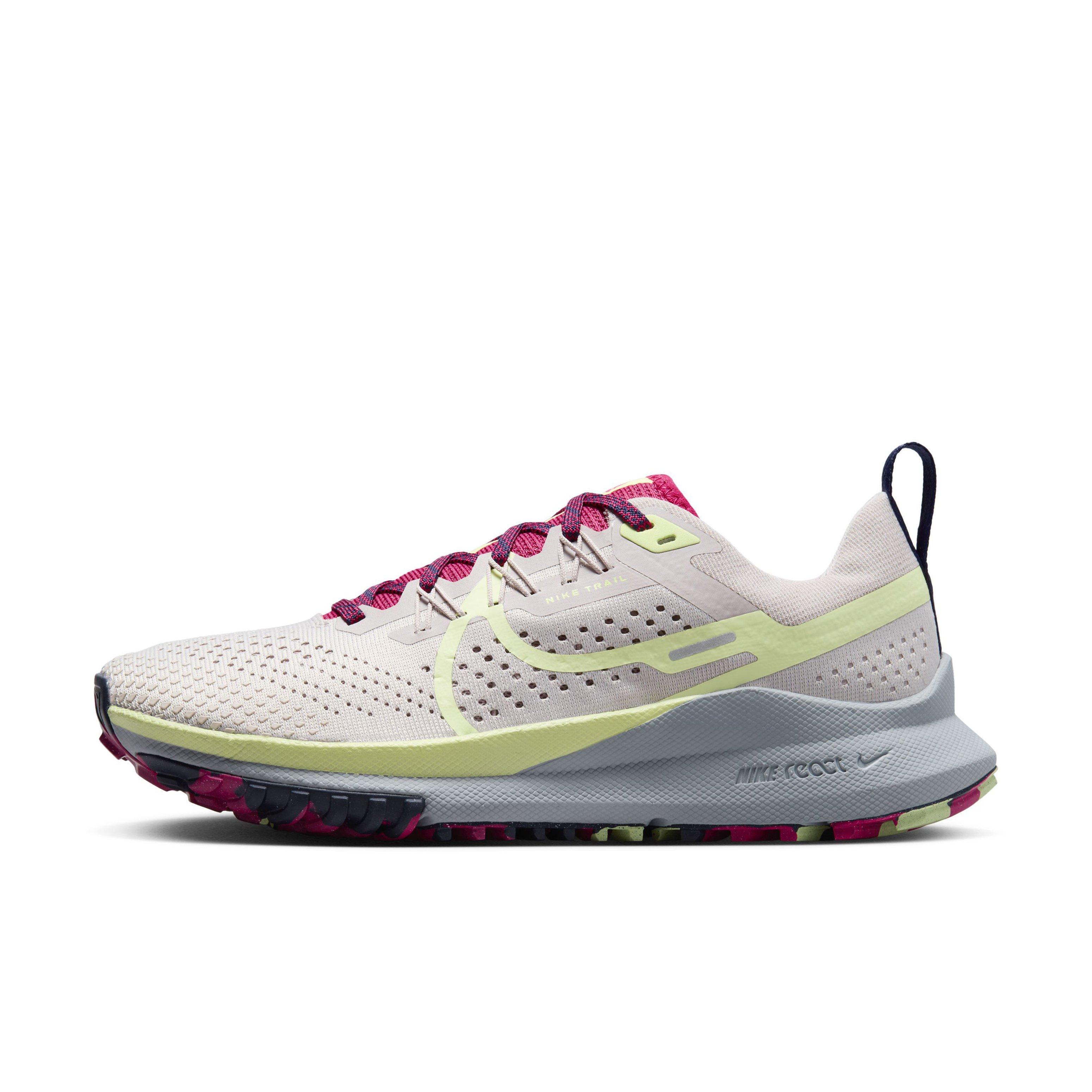 Nike Pegasus Trail 4 "Platinum Violet/Purple Ink/Fierce Pink/Luminous Green" Women's Trail Running Shoe - VIOLET/PURPLE/PINK/GREEN Thumbnail View 2