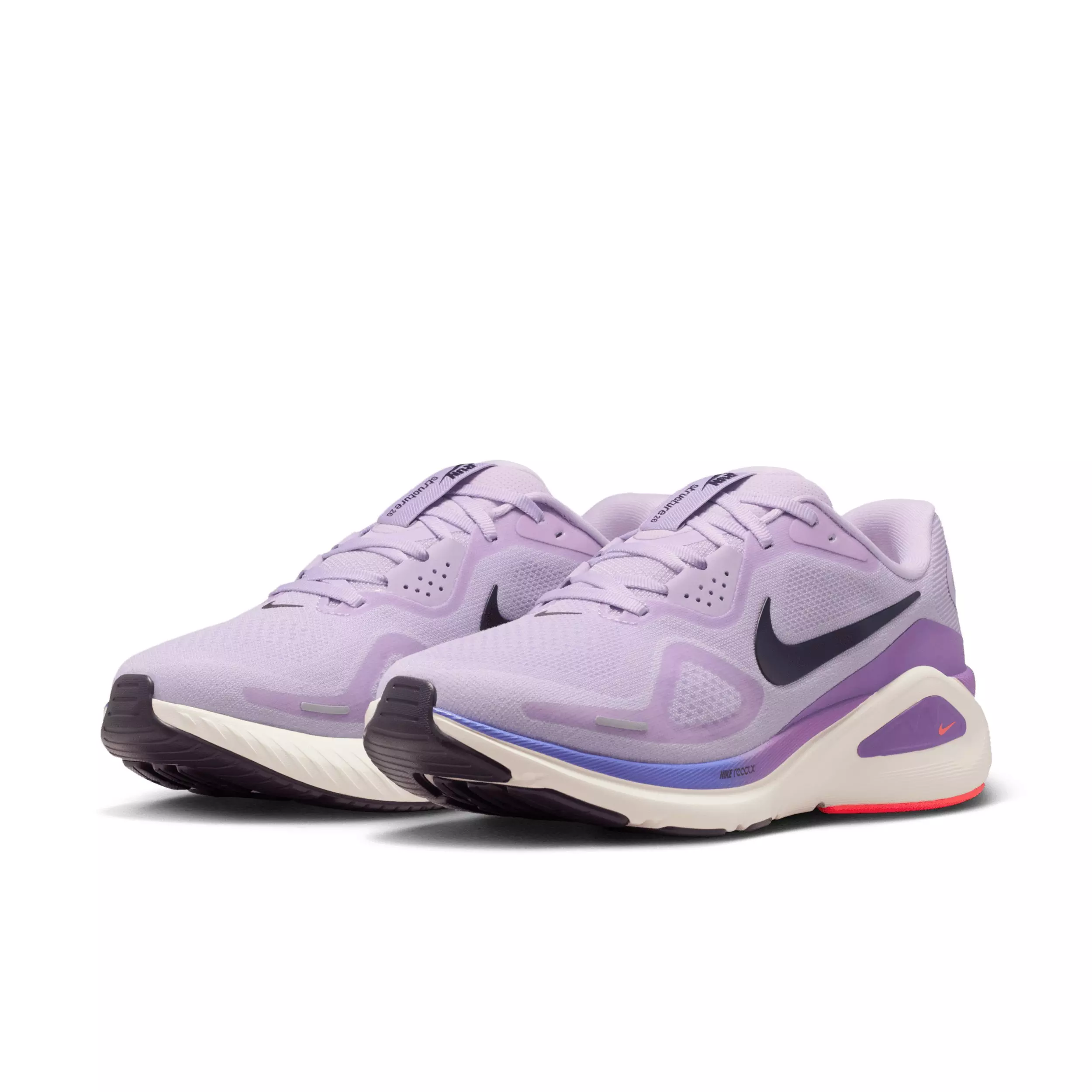 Nike Structure 26 "Violet Mist/Bright Violet/Sapphire/Cave Purple" Women's Wide Running Shoe - VIOLET/VIOLET/SAPPHIRE/PURPLE