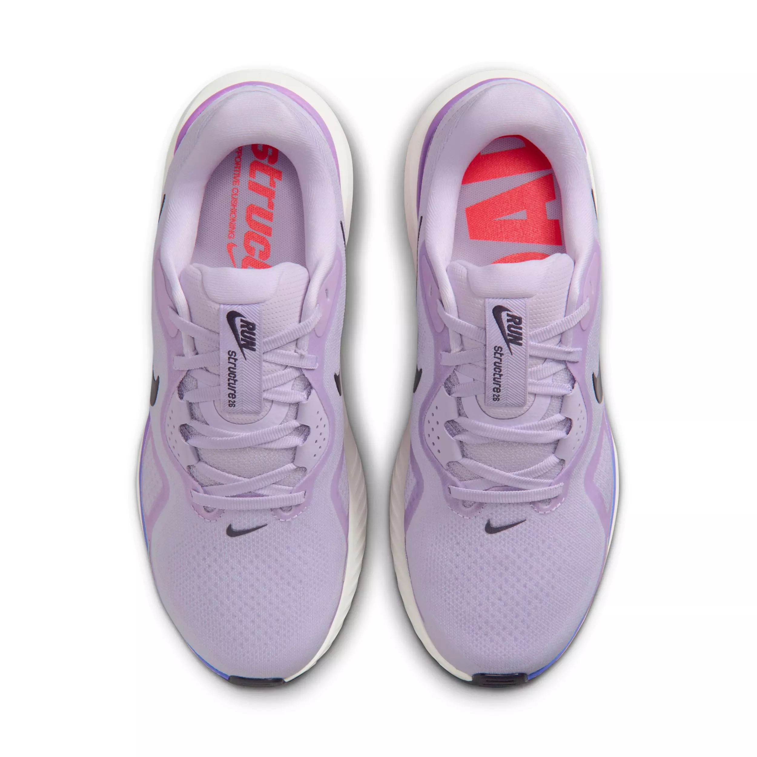 Nike Structure 26 "Violet Mist/Bright Violet/Sapphire/Cave Purple" Women's Wide Running Shoe - VIOLET/VIOLET/SAPPHIRE/PURPLE