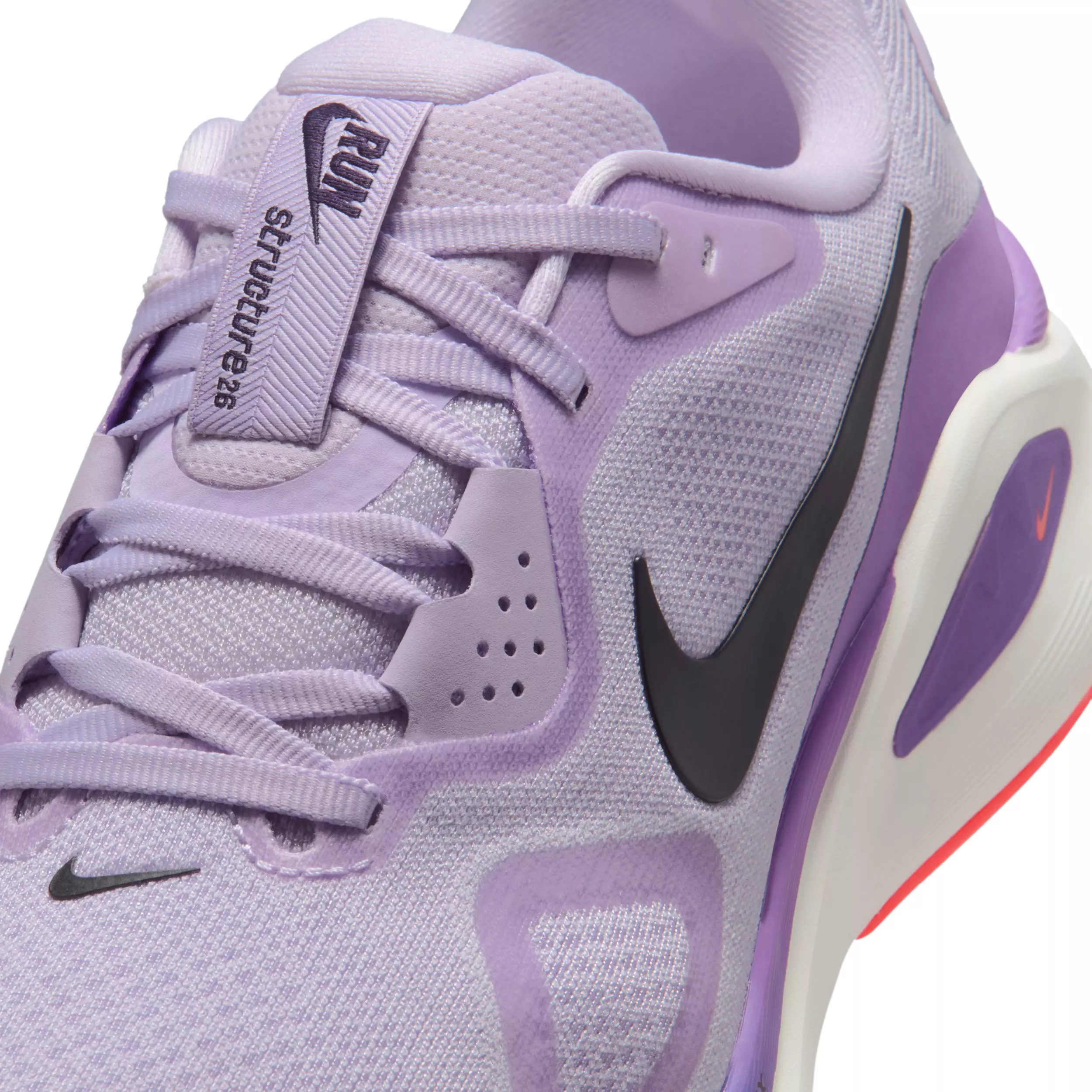 Nike Structure 26 "Violet Mist/Bright Violet/Sapphire/Cave Purple" Women's Wide Running Shoe - VIOLET/VIOLET/SAPPHIRE/PURPLE