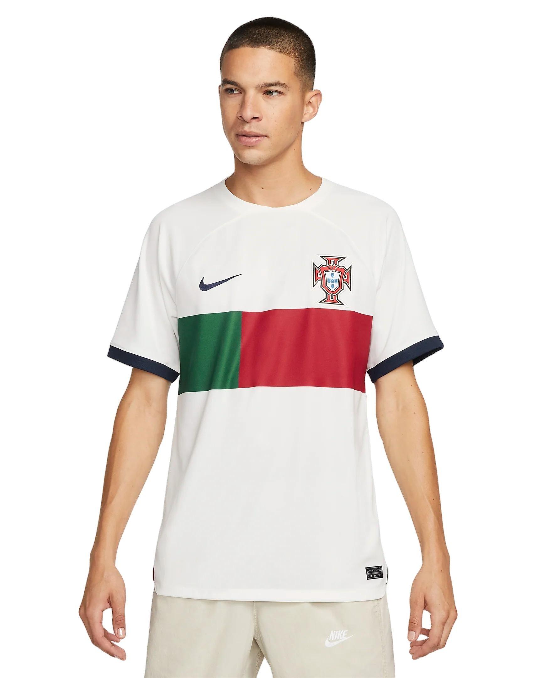 Nike Men's Portugal 2022/23 Stadium Away Dri-FIT ADV Soccer Jersey-White - WHITE Thumbnail View 1