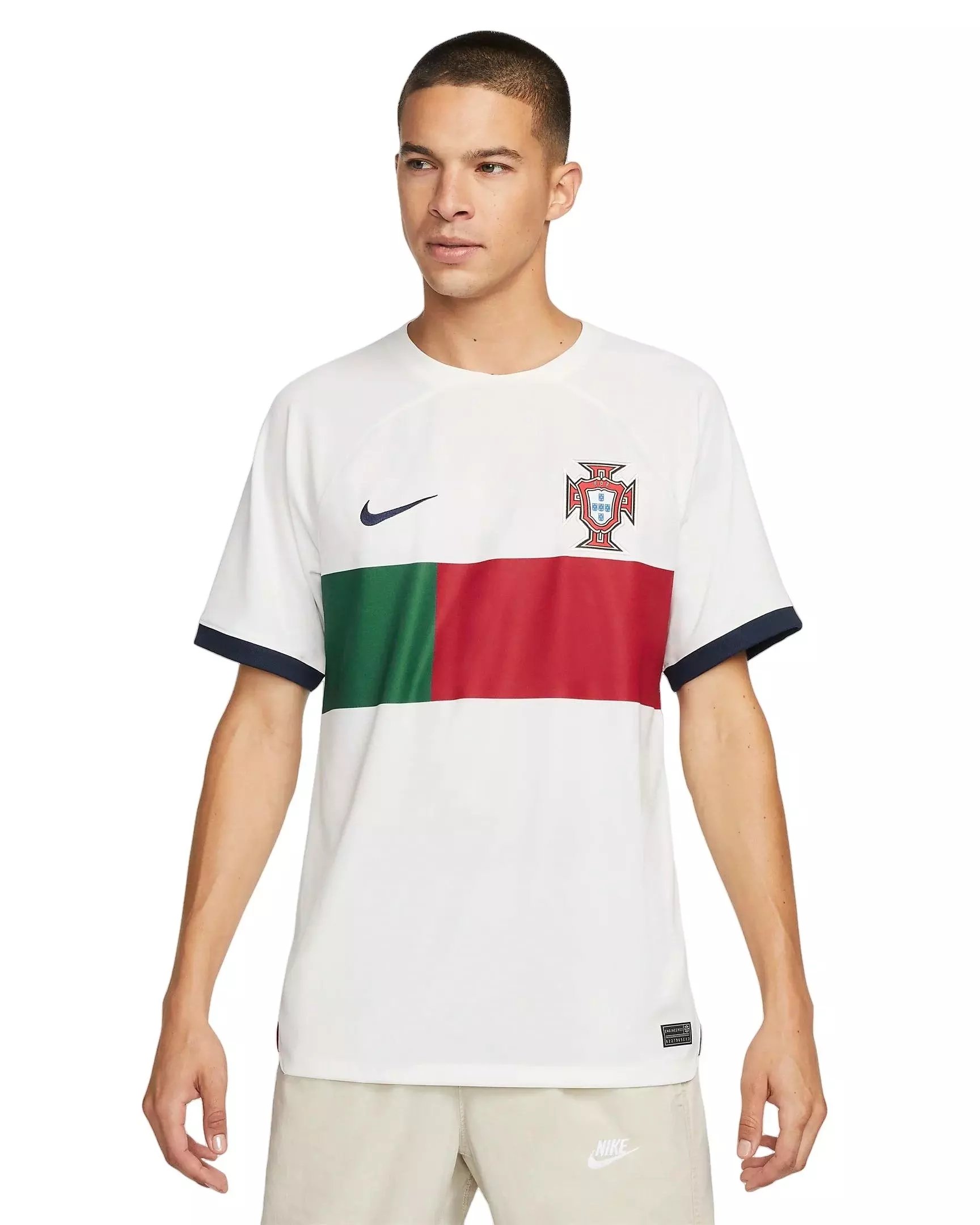 Nike Men's Portugal 2022/23 Stadium Away Dri-FIT ADV Soccer Jersey-White - WHITE