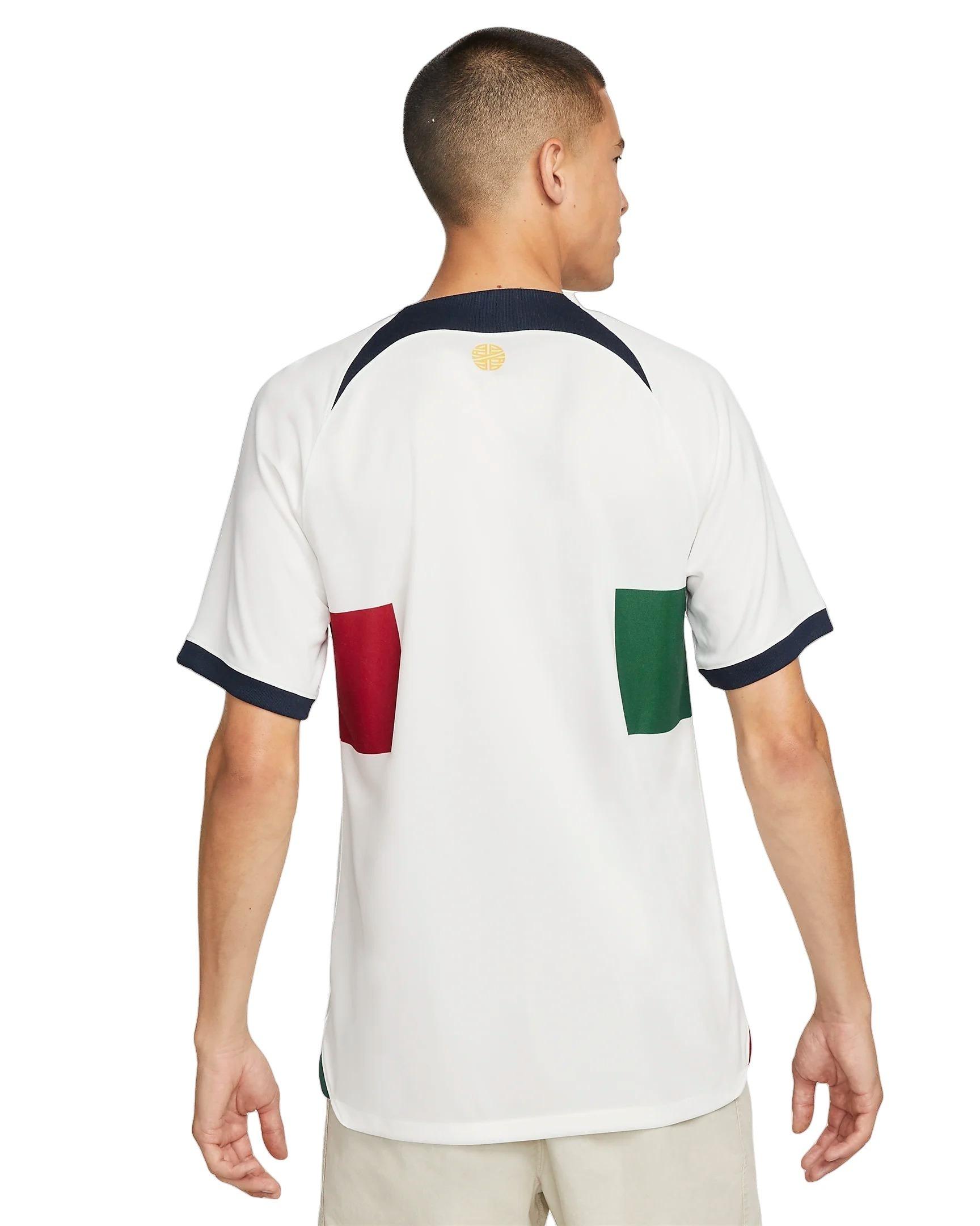 Nike Men's Portugal 2022/23 Stadium Away Dri-FIT ADV Soccer Jersey-White - WHITE Thumbnail View 2