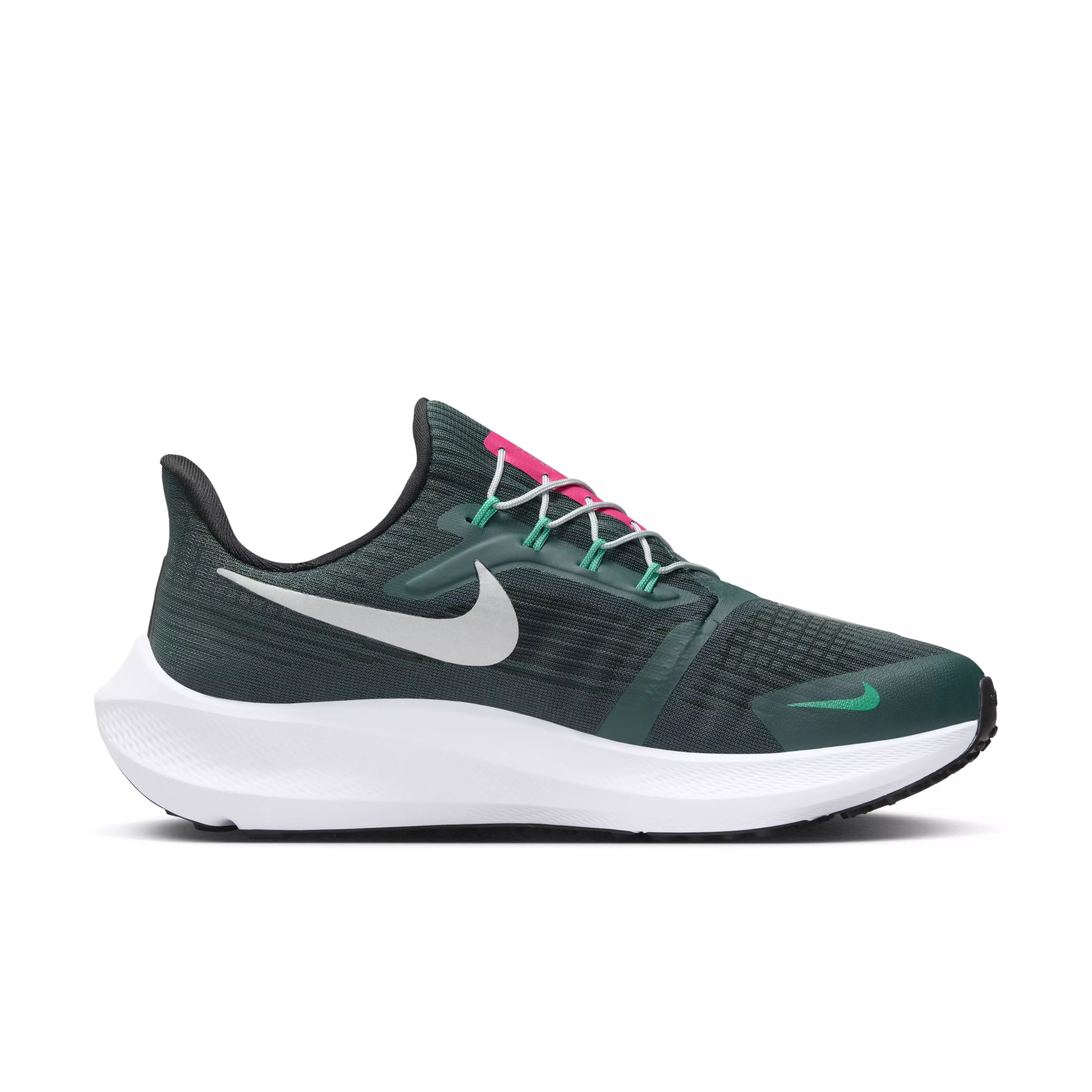 Nike Pegasus 39 FlyEase "Dark Teal/Pink/White" Women's Running Shoe - DK TEAL/PINK/WHITE