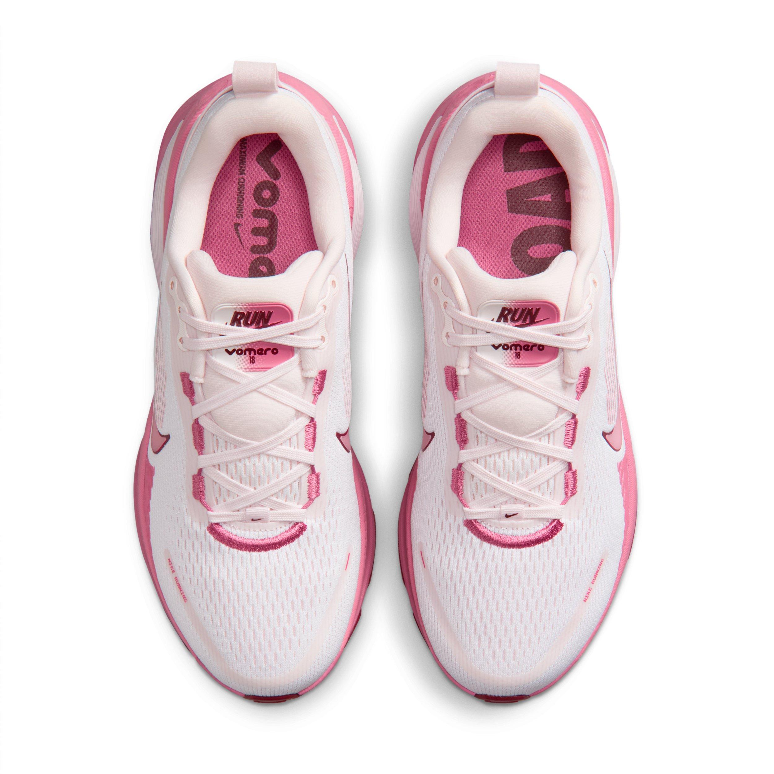 Nike Vomero 18 "White/Pearl Pink/Team Red/Peony" Women's Running Shoe - WHITE/PINK/RED/PEONY Thumbnail View 4