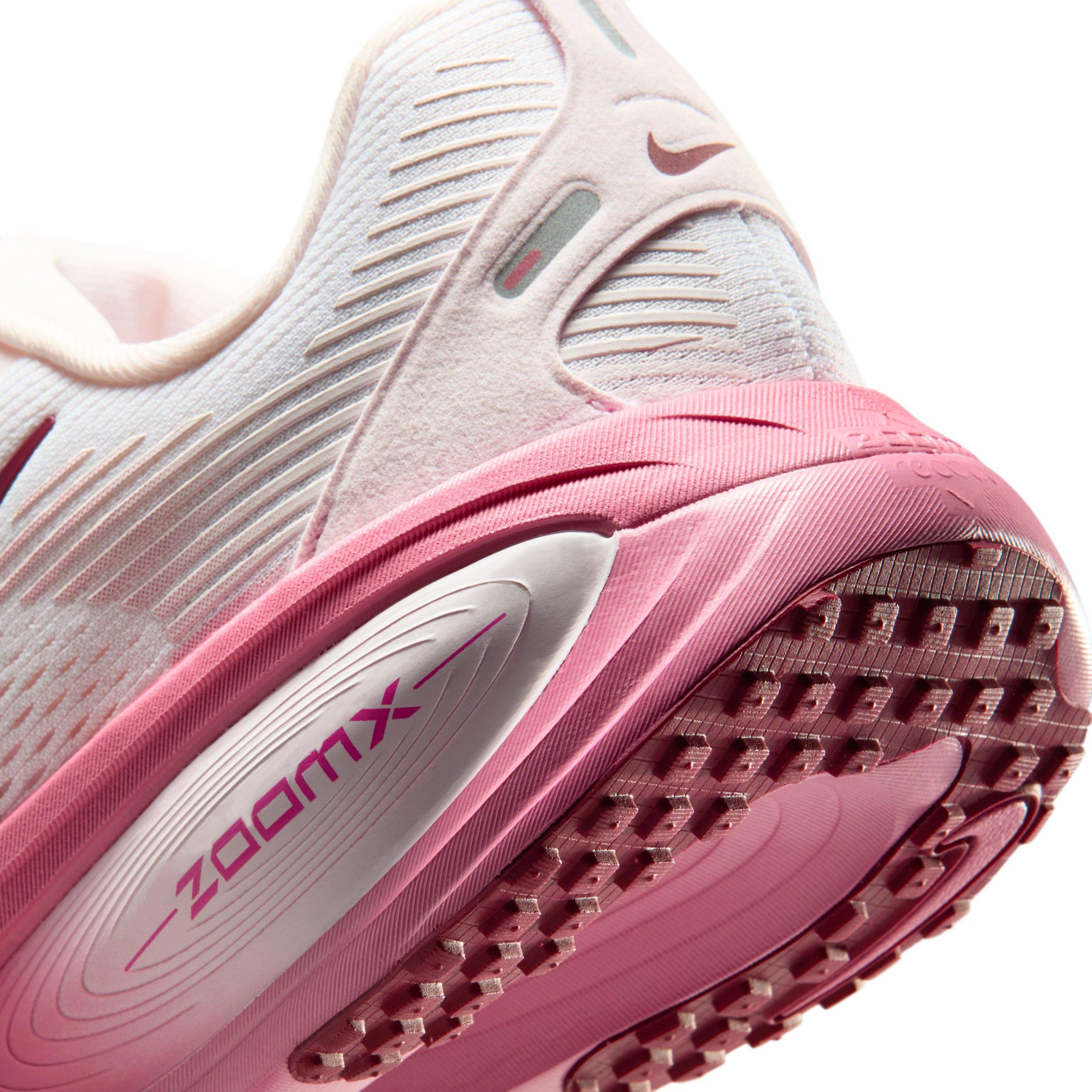 Nike Vomero 18 "White/Pearl Pink/Team Red/Peony" Women's Running Shoe - WHITE/PINK/RED/PEONY Thumbnail View 8