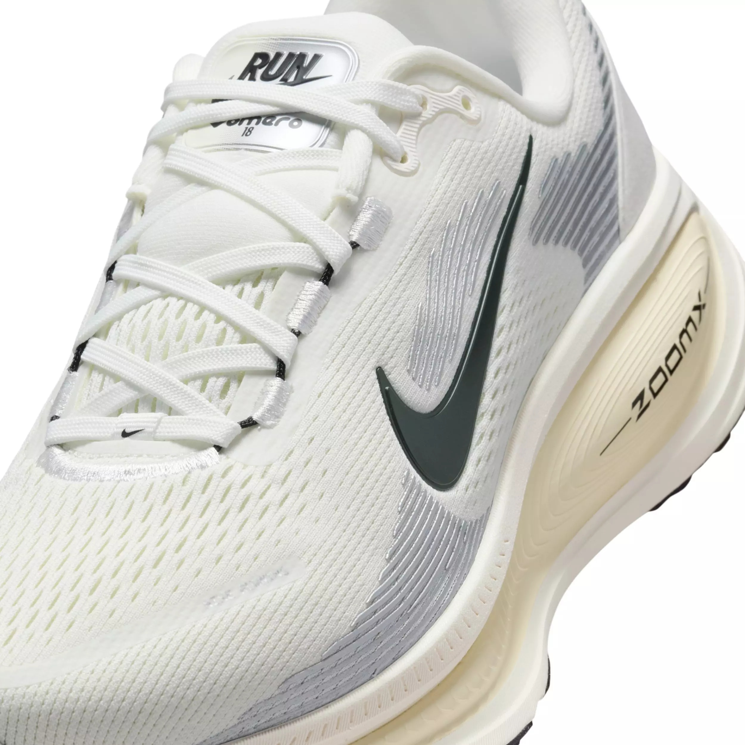 Nike Vomero 18 "Summit White/Coconut Milk/Sail/Black" Women's Wide Running Shoe - WHITE/MILK/SAIL/BLACK