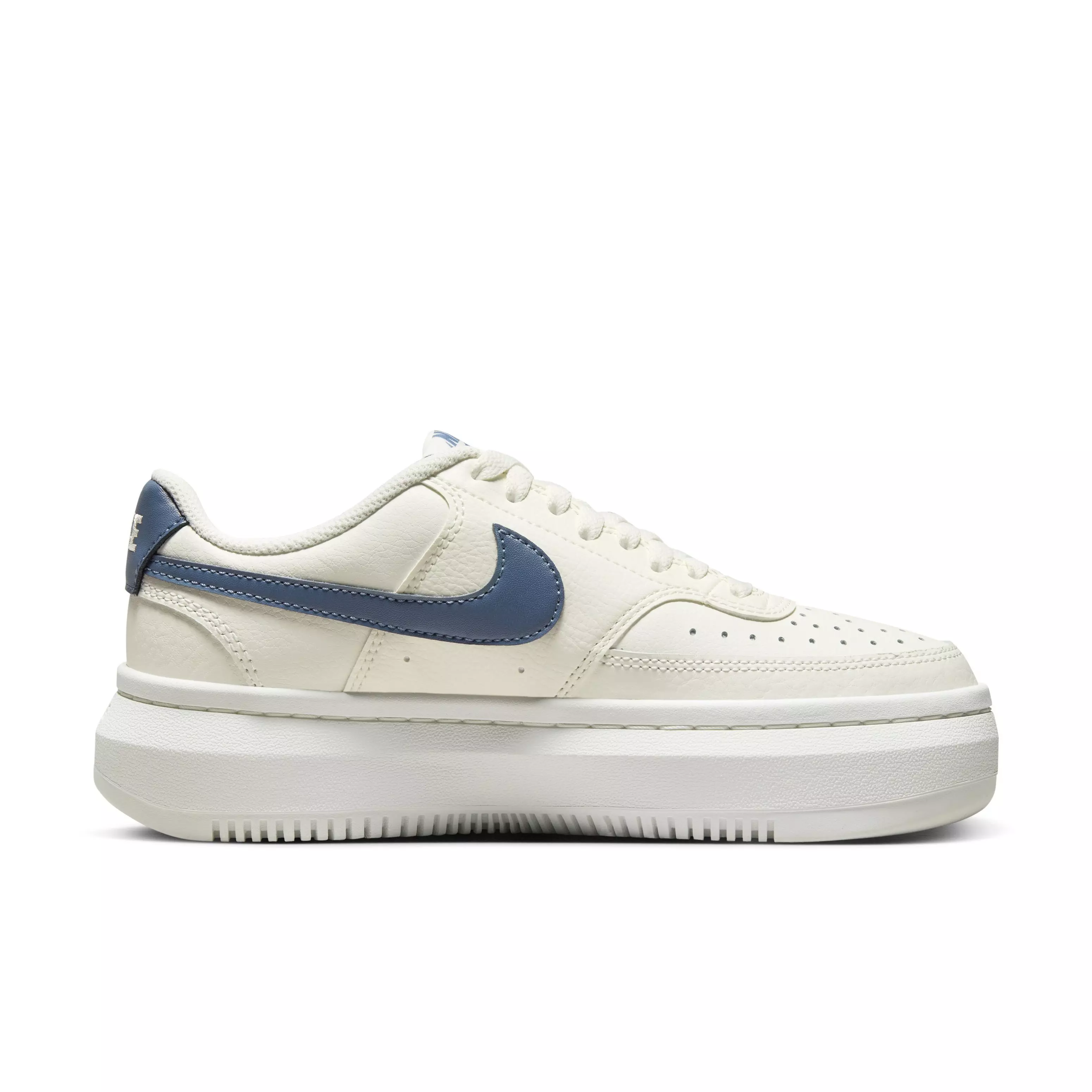 Nike Court Vision Alta "Sail/Sail/Diffused Blue" Women's Shoe - SAIL/SAIL/BLUE