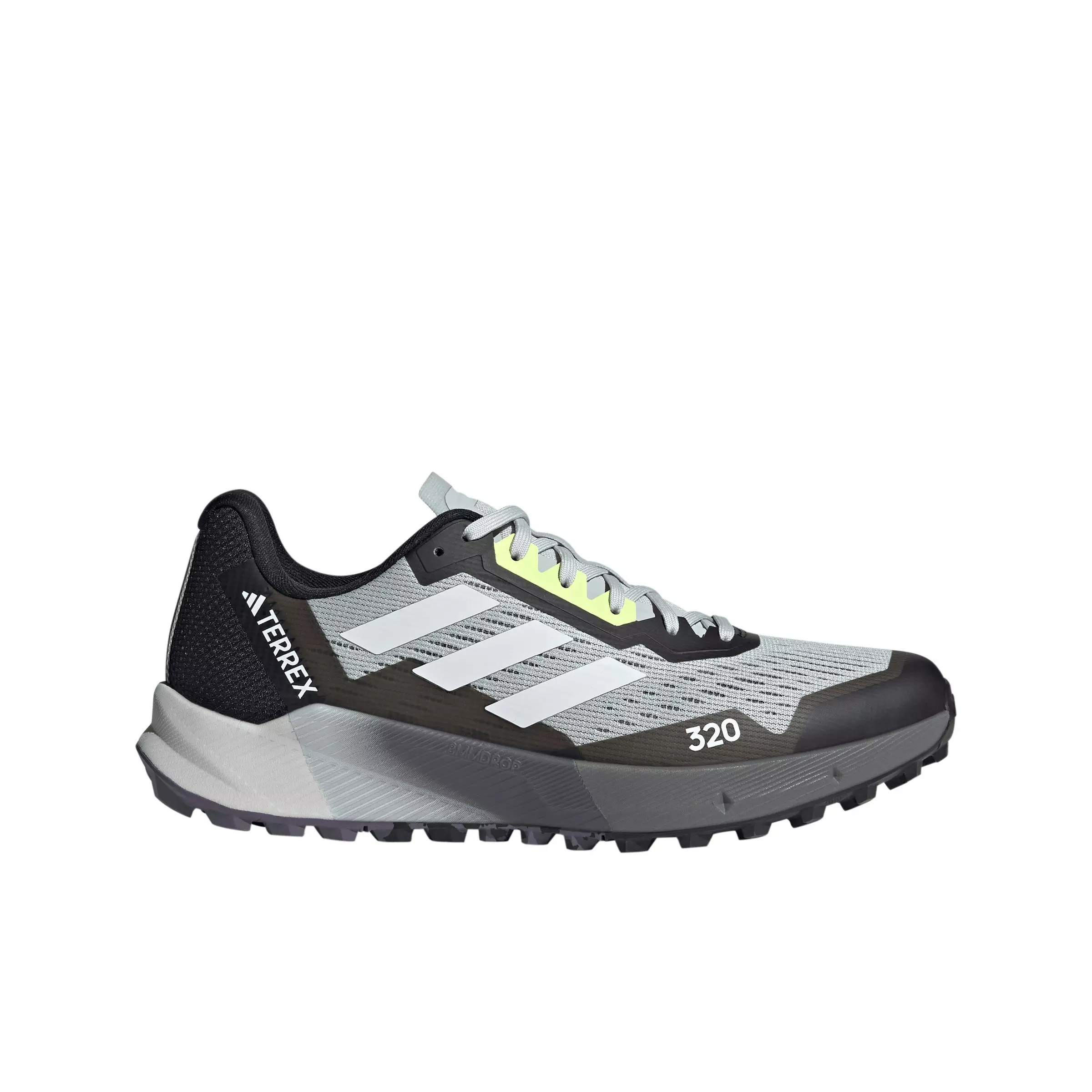 adidas Terrex Agravic Flow 2.0 "Wonder Silver/Crystal White/Luclem" Men's Trail Running Shoe - SILVER/WHITE/LUCLEM