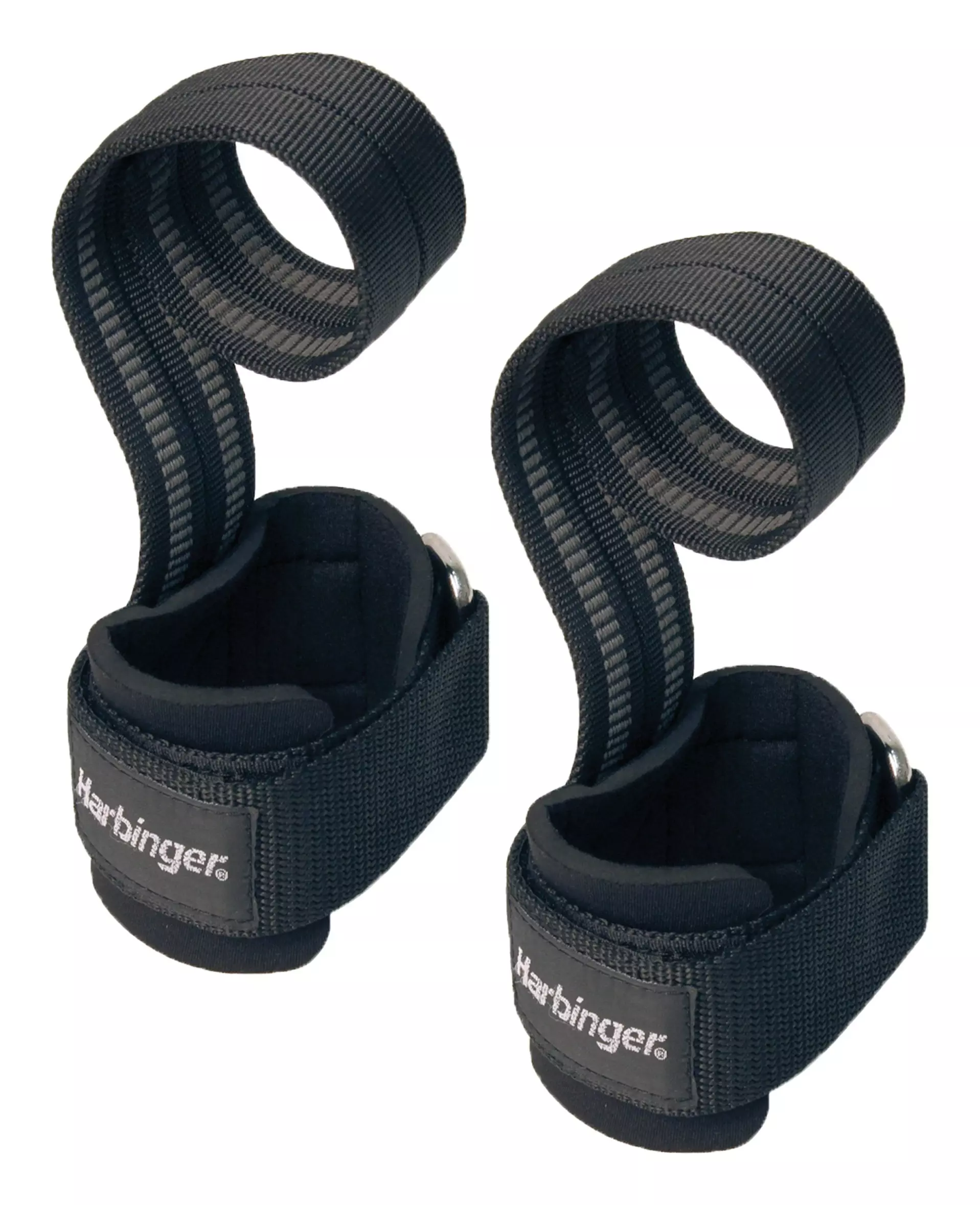 Harbinger Big Grip Pro Lifting Straps - Black - BLACK