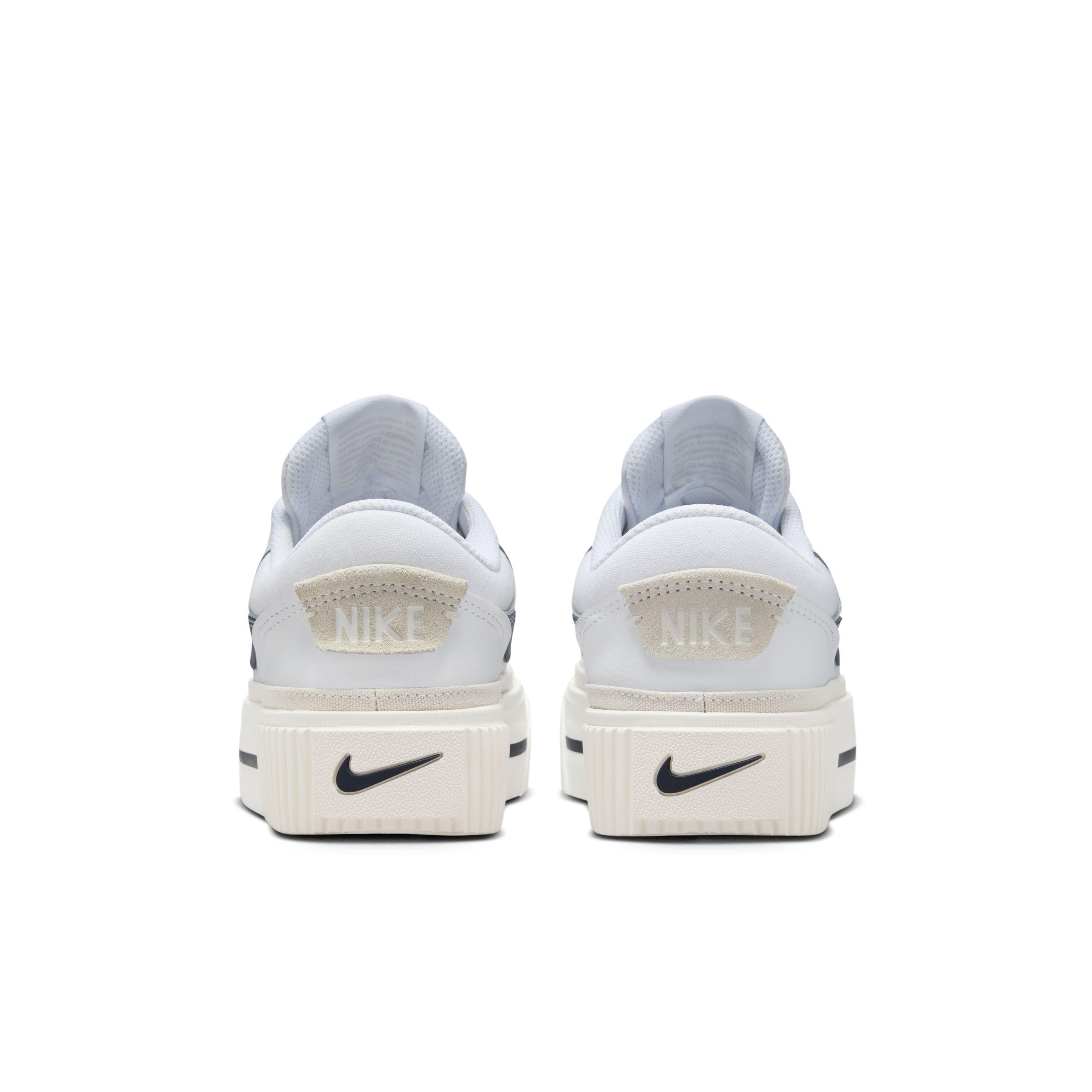 Nike Court Legacy Lift "White/Light Orewood Brown/Sail/Diffused Blue" Women's Shoe - WHITE/LT BROWN/SAIL/BLUE Thumbnail View 5