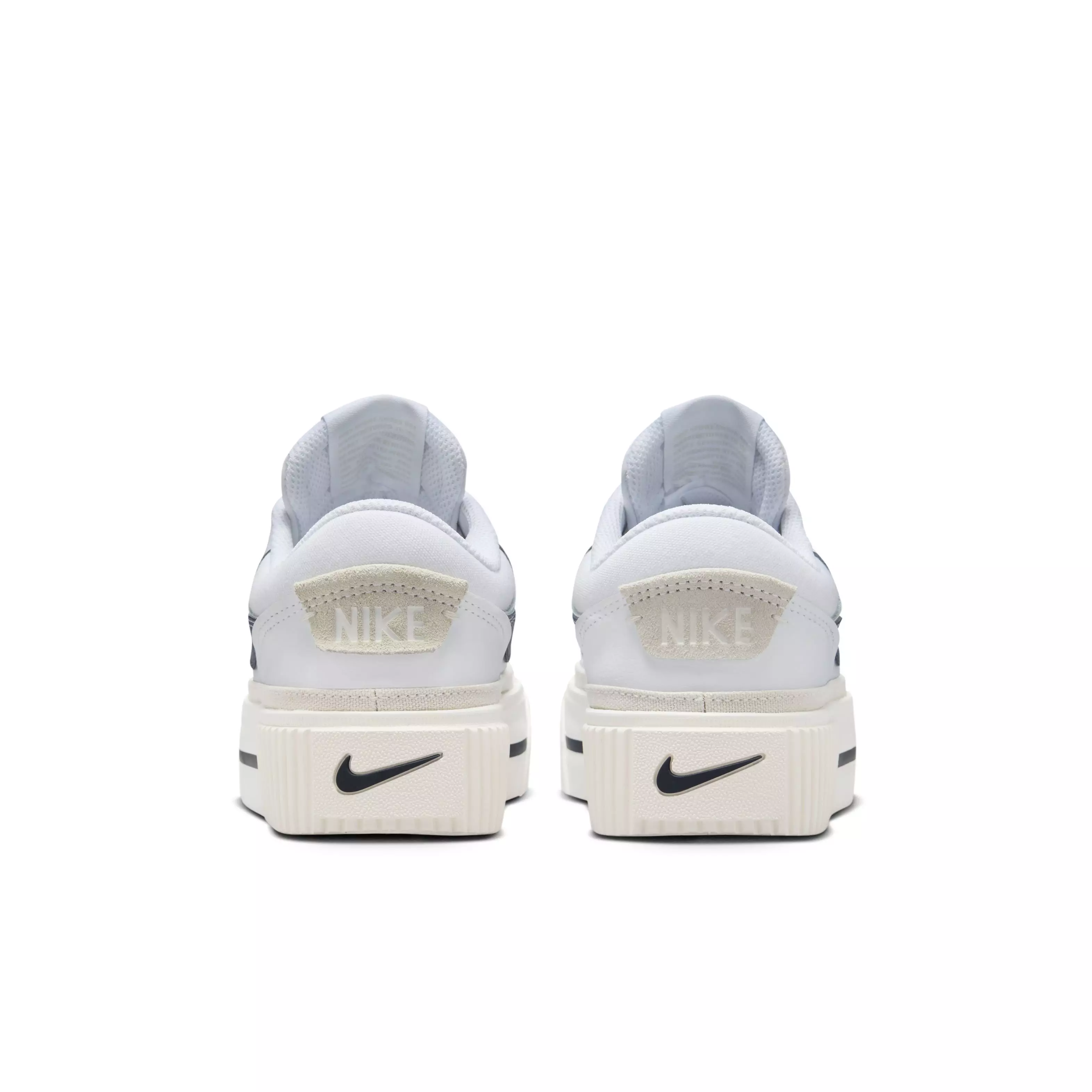 Nike Court Legacy Lift "White/Light Orewood Brown/Sail/Diffused Blue" Women's Shoe - WHITE/LT BROWN/SAIL/BLUE