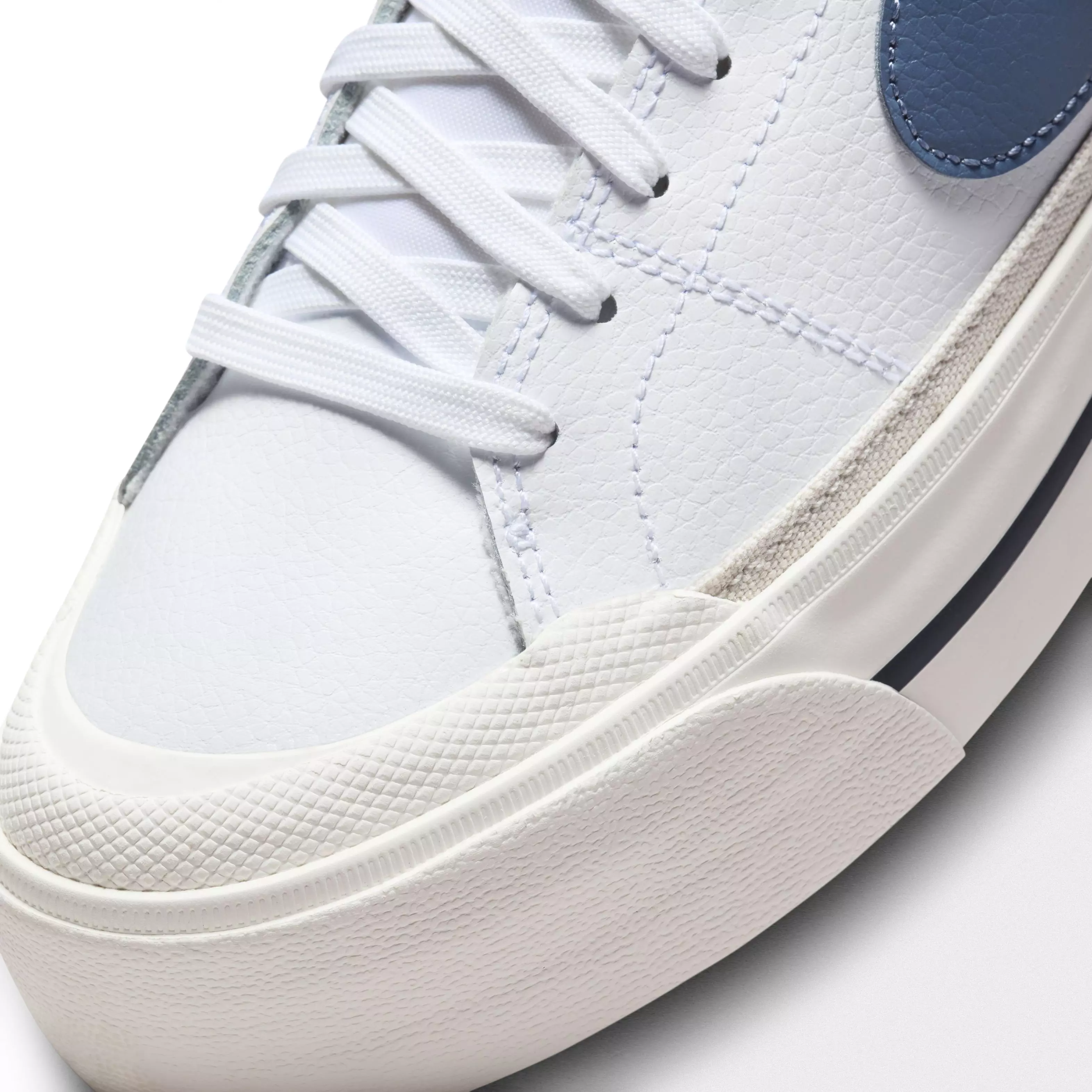 Nike Court Legacy Lift "White/Light Orewood Brown/Sail/Diffused Blue" Women's Shoe - WHITE/LT BROWN/SAIL/BLUE