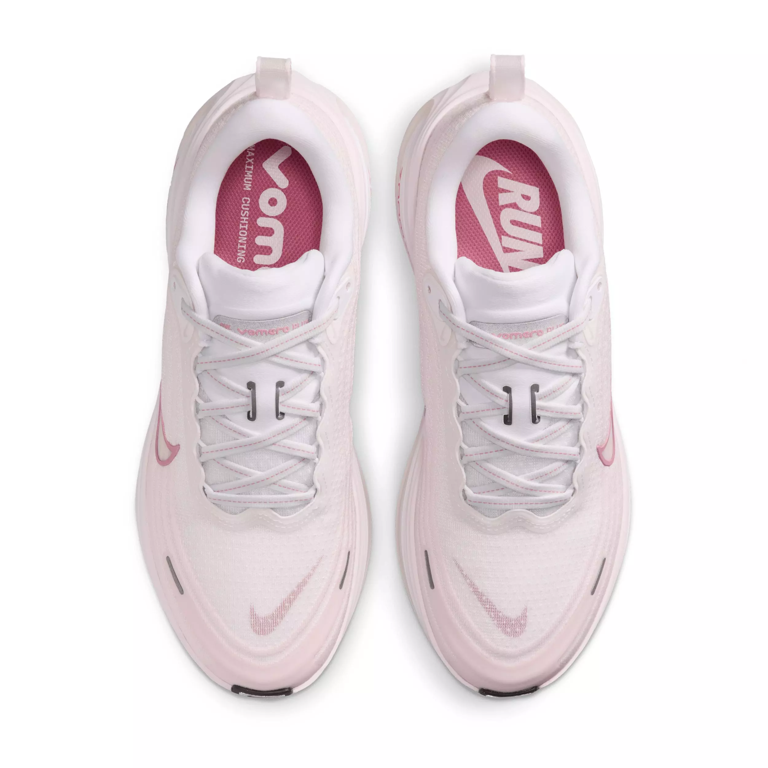 Nike Vomero Plus "White/Pearl Pink/Phantom/Peony" Women's Running Shoe - WHITE/PINK/PHANTOM/PEONY