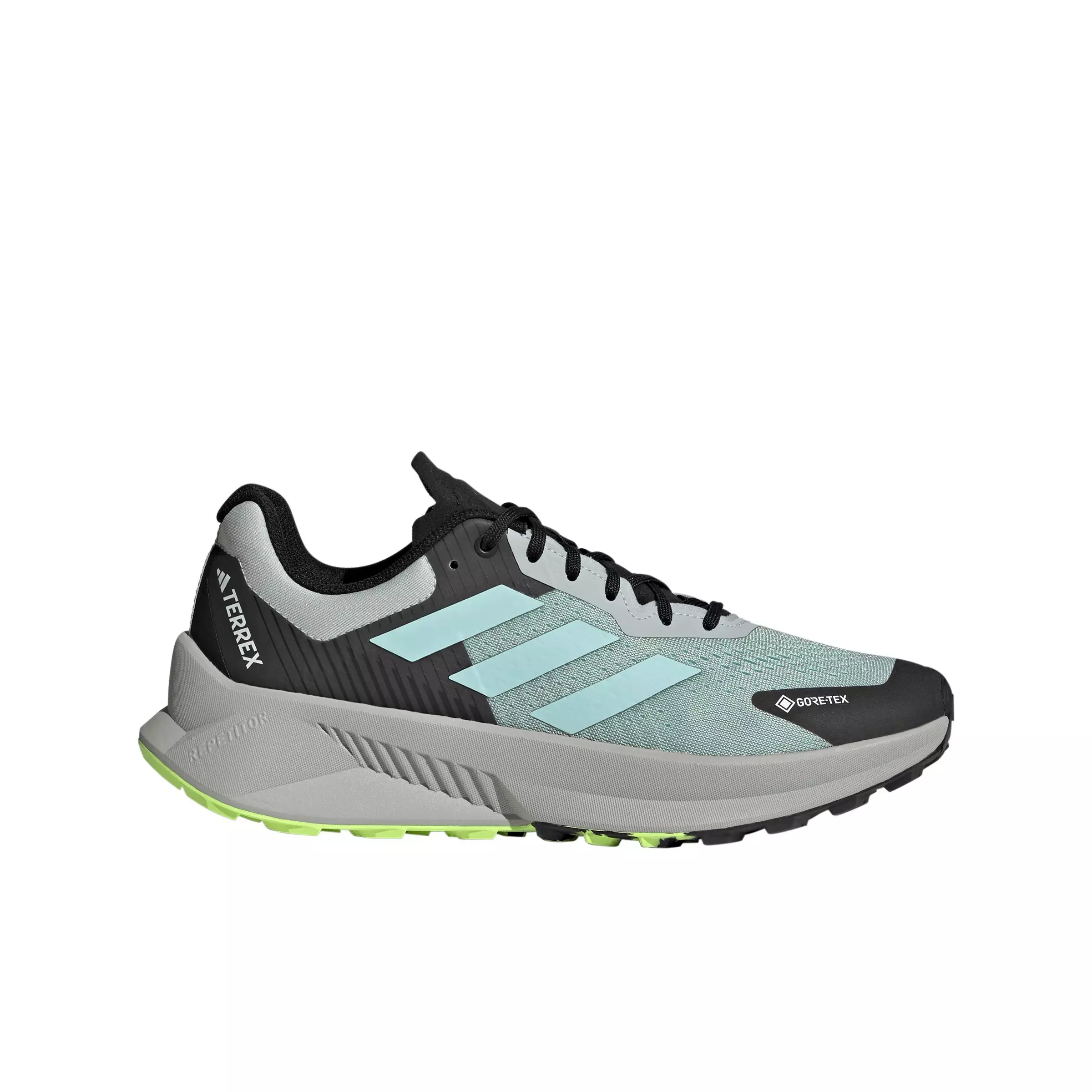 adidas Terrex Soulstride Flow GTX "Wonder Silver/Seflaq/Luclem" Men's Trail Running Shoe - SILVER/SEFLAQ/LUCLEM