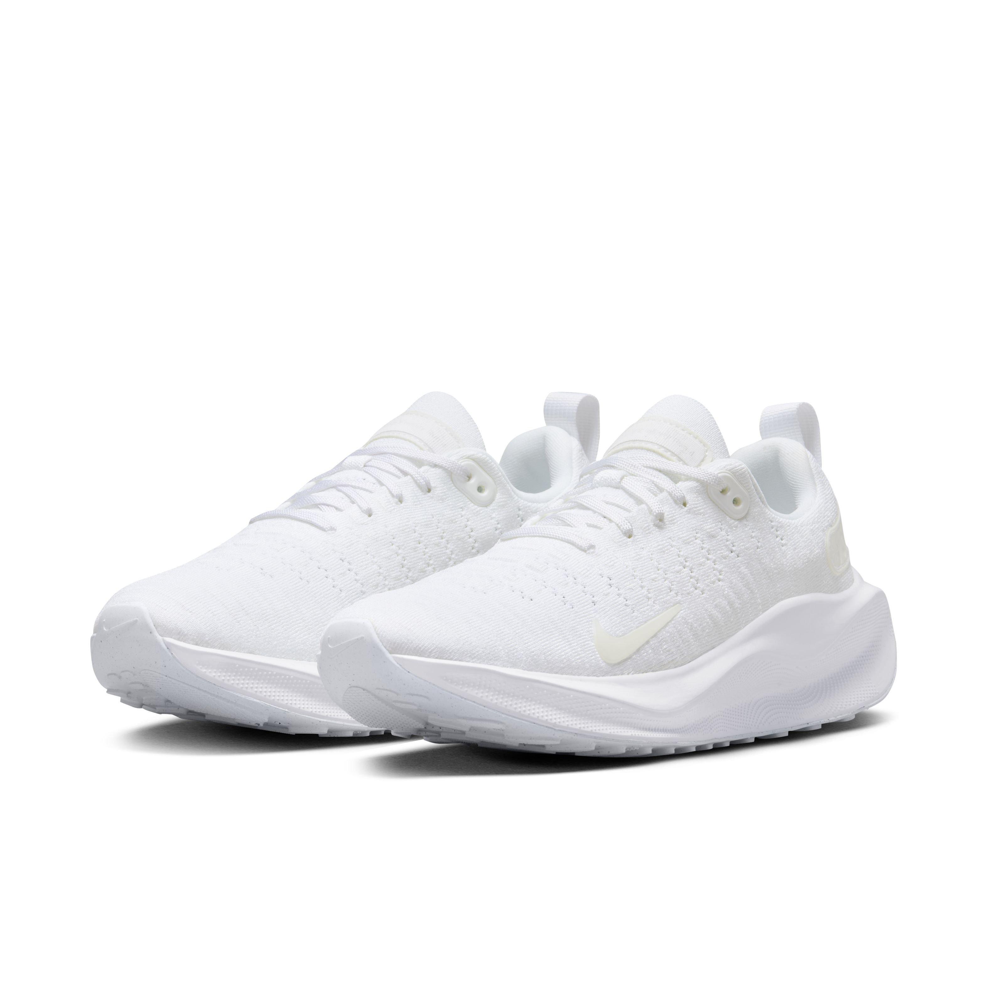 Nike InfinityRN 4 "White/White" Women's Running Shoe - WHITE/WHITE Thumbnail View 3