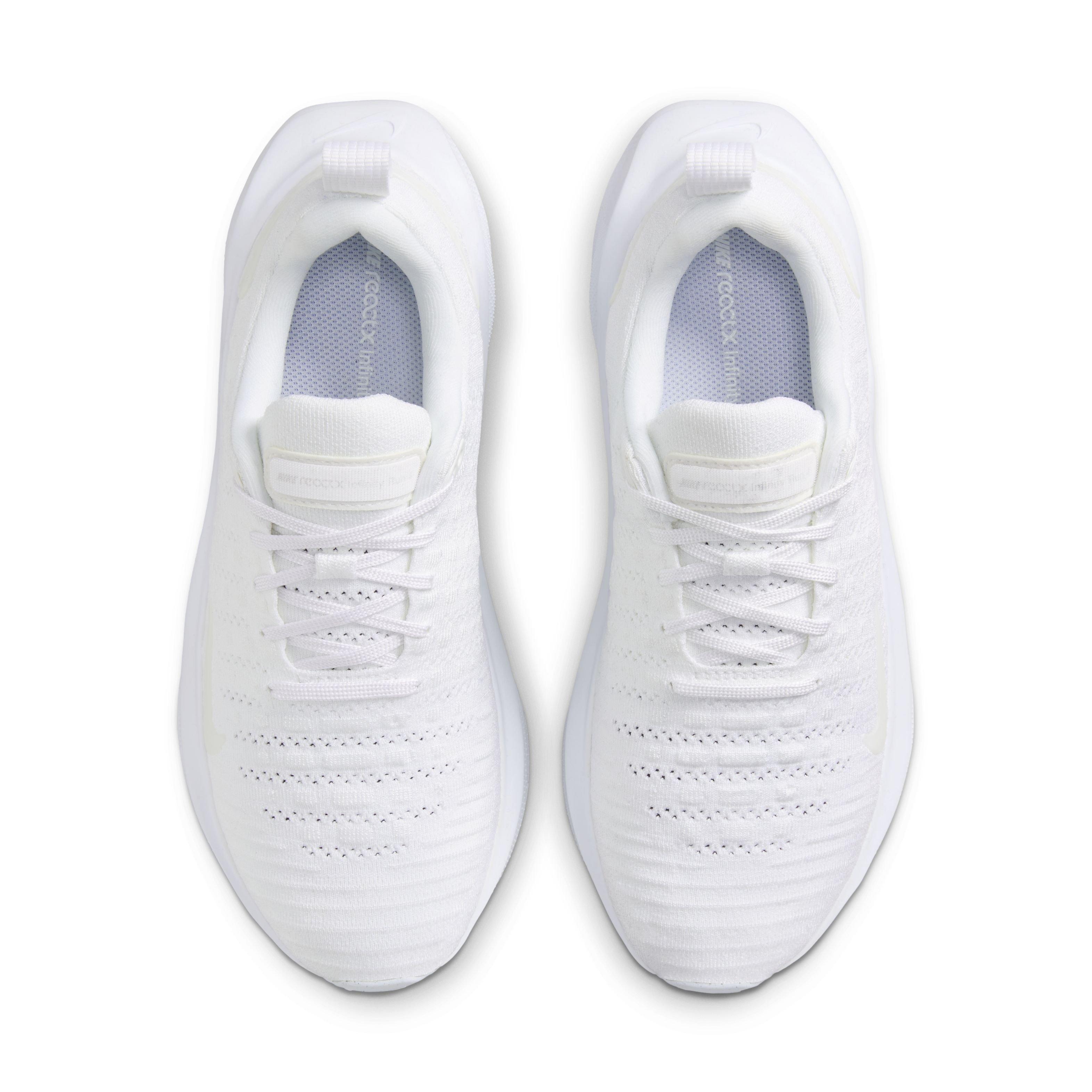 Nike InfinityRN 4 "White/White" Women's Running Shoe - WHITE/WHITE Thumbnail View 4