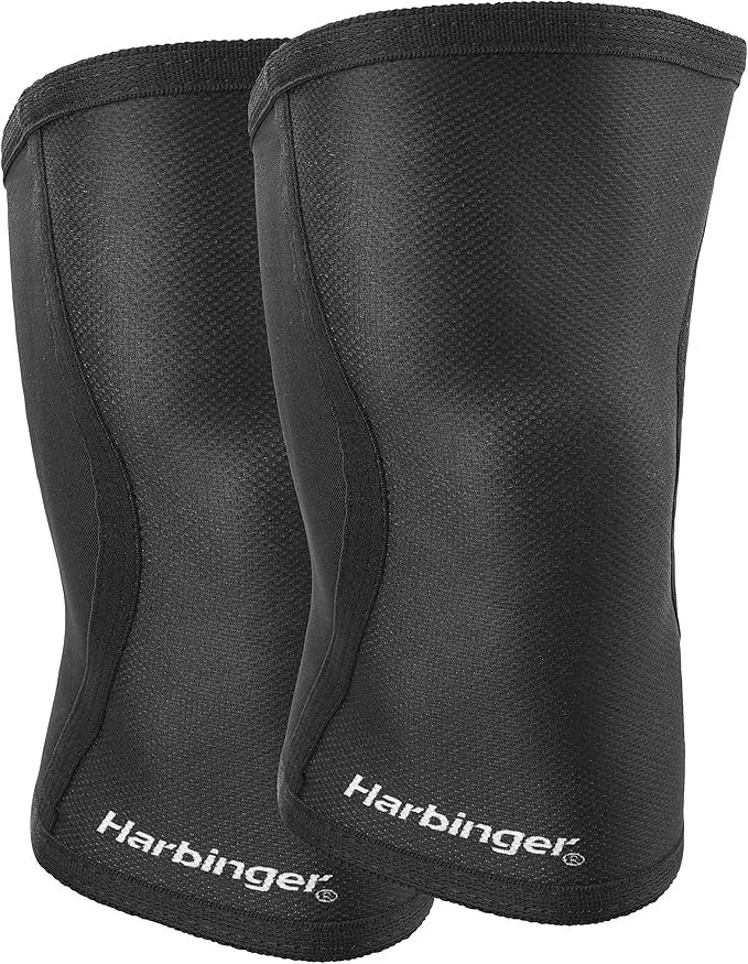 Harbinger 5mm Pro Knee Sleeves - Black - BLACK