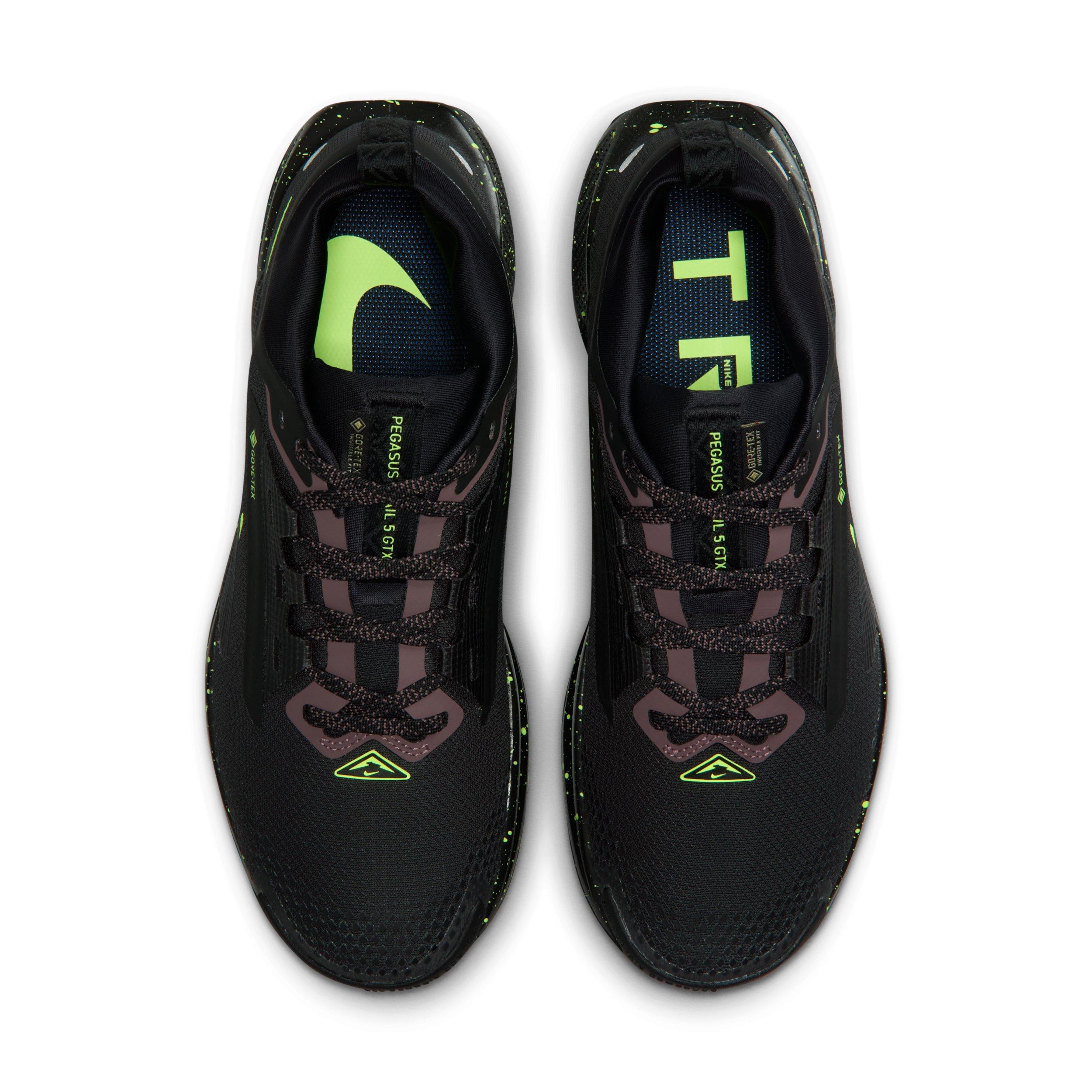 Nike Pegasus Trail 5 "Black/Phantom/Tattoo/Volt Ice" Women's Trail Running Shoe - BLACK/PHANTOM/TATTOO/VOLT Thumbnail View 4
