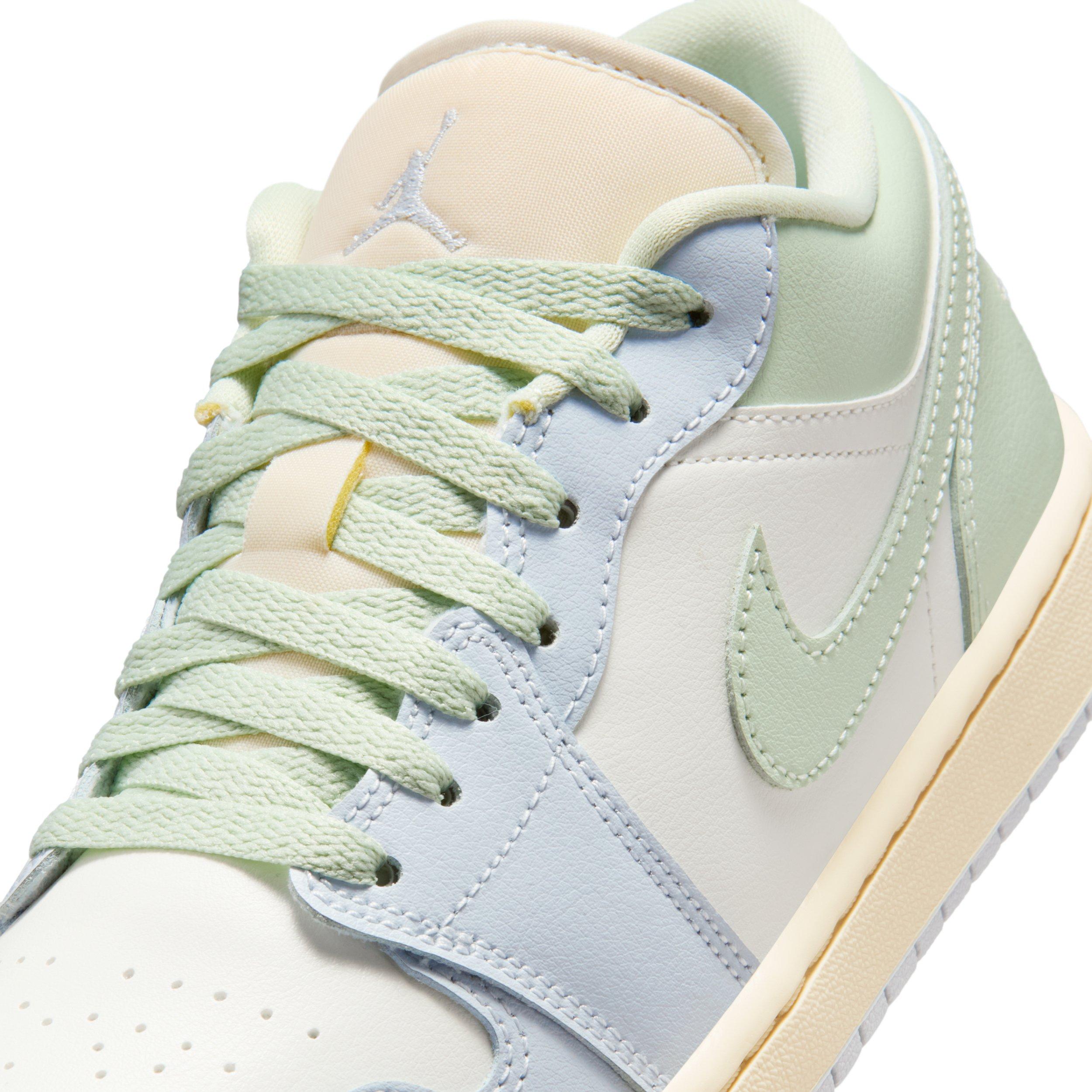 Jordan 1 Low "Sail/Aura/Muslin/Jade Aura" Women's Shoe - SAIL/AURA/MUSLIN/JADE Thumbnail View 7