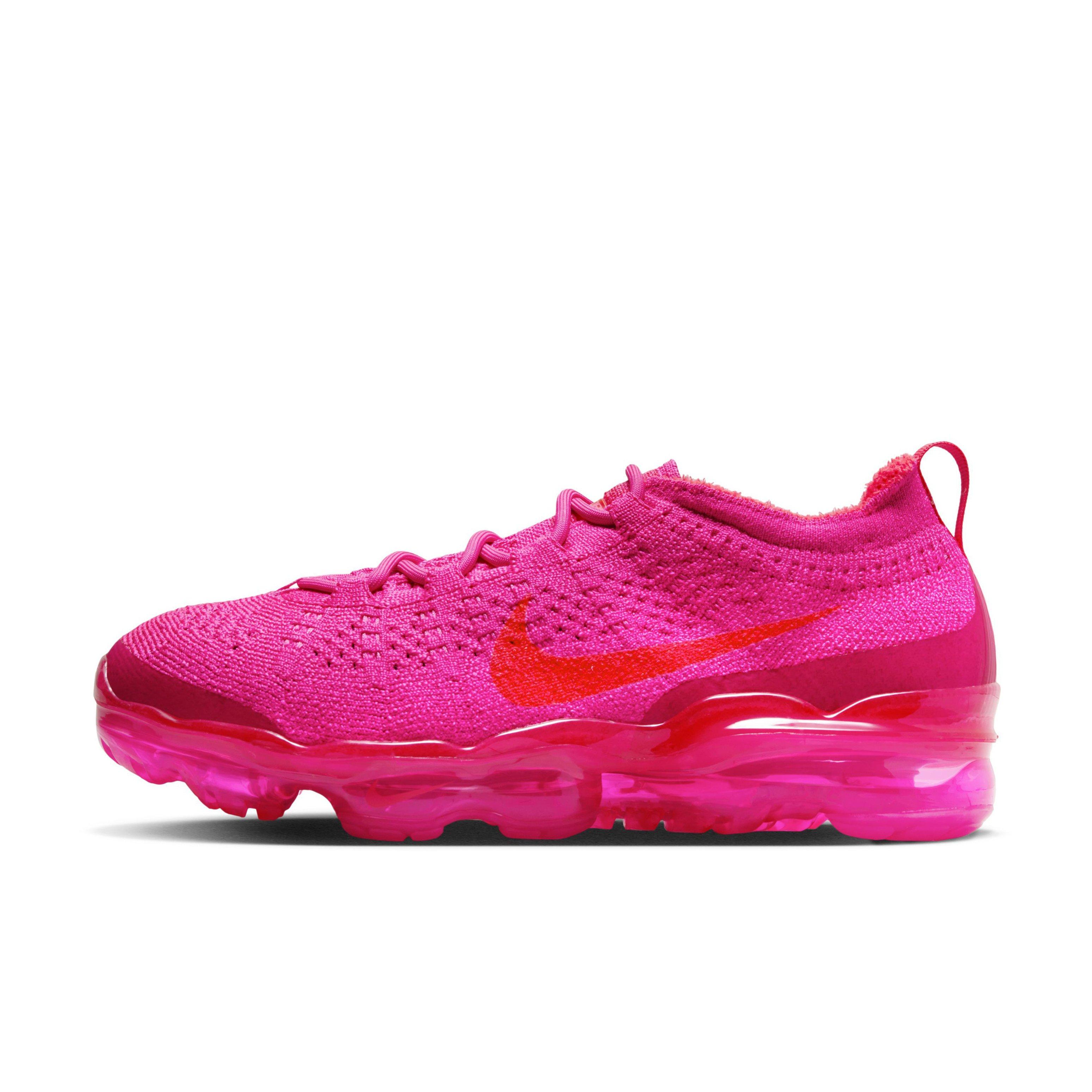 Nike Air VaporMax 2023 Flyknit "Pink/Dark Pink/Red" Women's Shoe - PINK/DK PINK/RED Thumbnail View 2