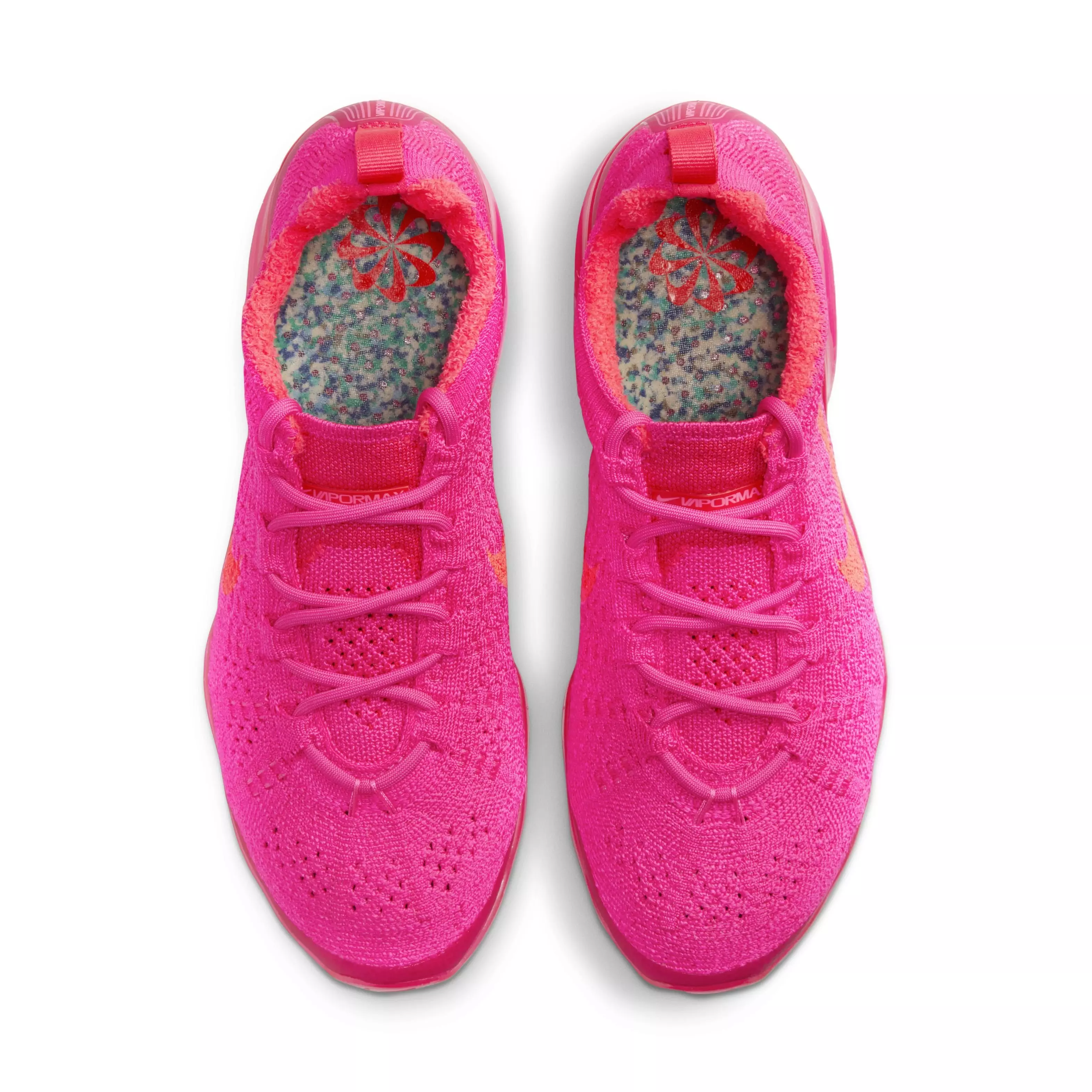 Nike Air VaporMax 2023 Flyknit "Pink/Dark Pink/Red" Women's Shoe - PINK/DK PINK/RED
