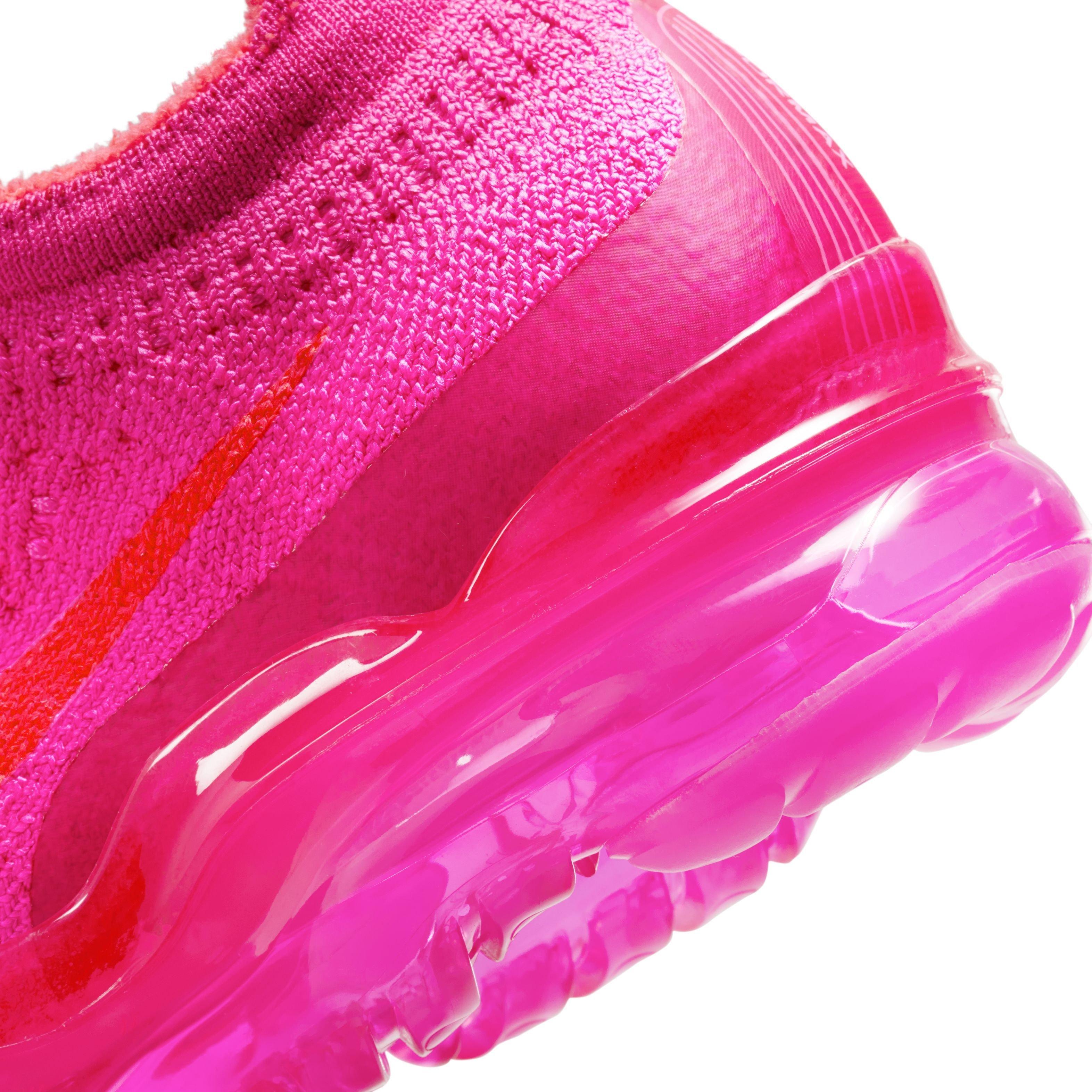 Nike Air VaporMax 2023 Flyknit "Pink/Dark Pink/Red" Women's Shoe - PINK/DK PINK/RED Thumbnail View 8