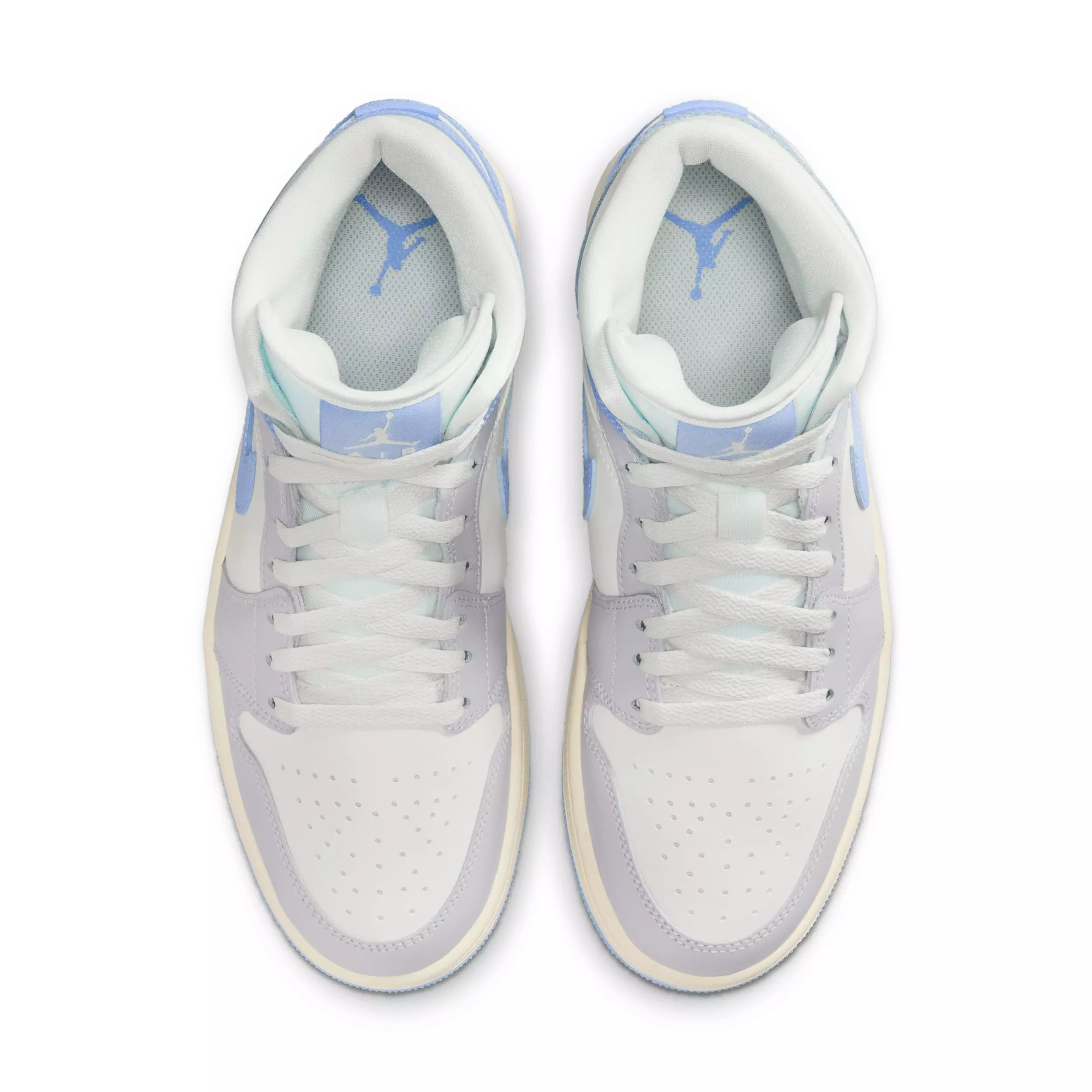 Jordan Air Jordan 1 Mid "Psychic Blue/Sail/Coconut Milk/Neutral Grey" Women's Shoe - BLUE/SAIL/MILK/GREY