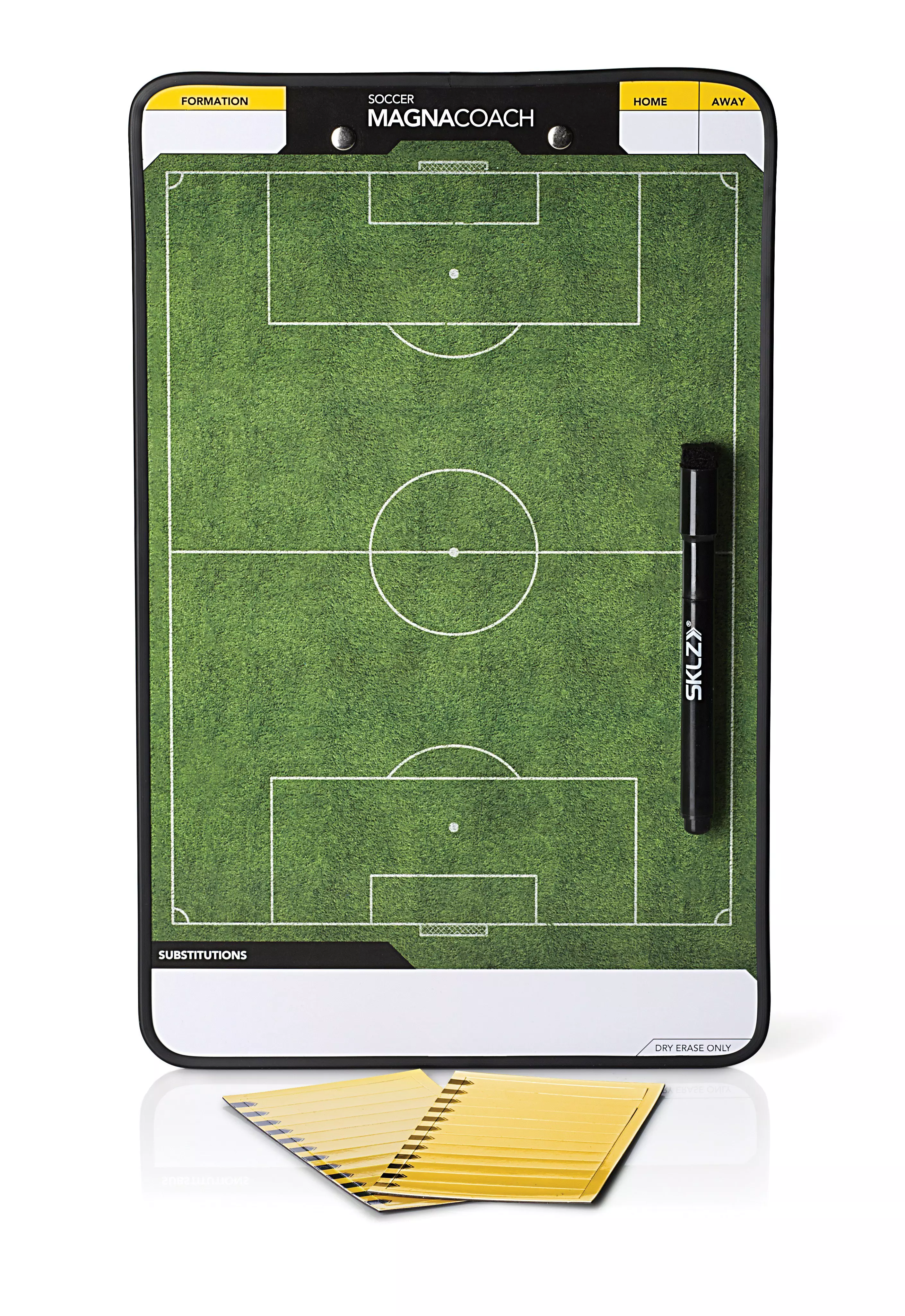 SKLZ Soccer MagnaCoach Dry Erase Board - BLACK