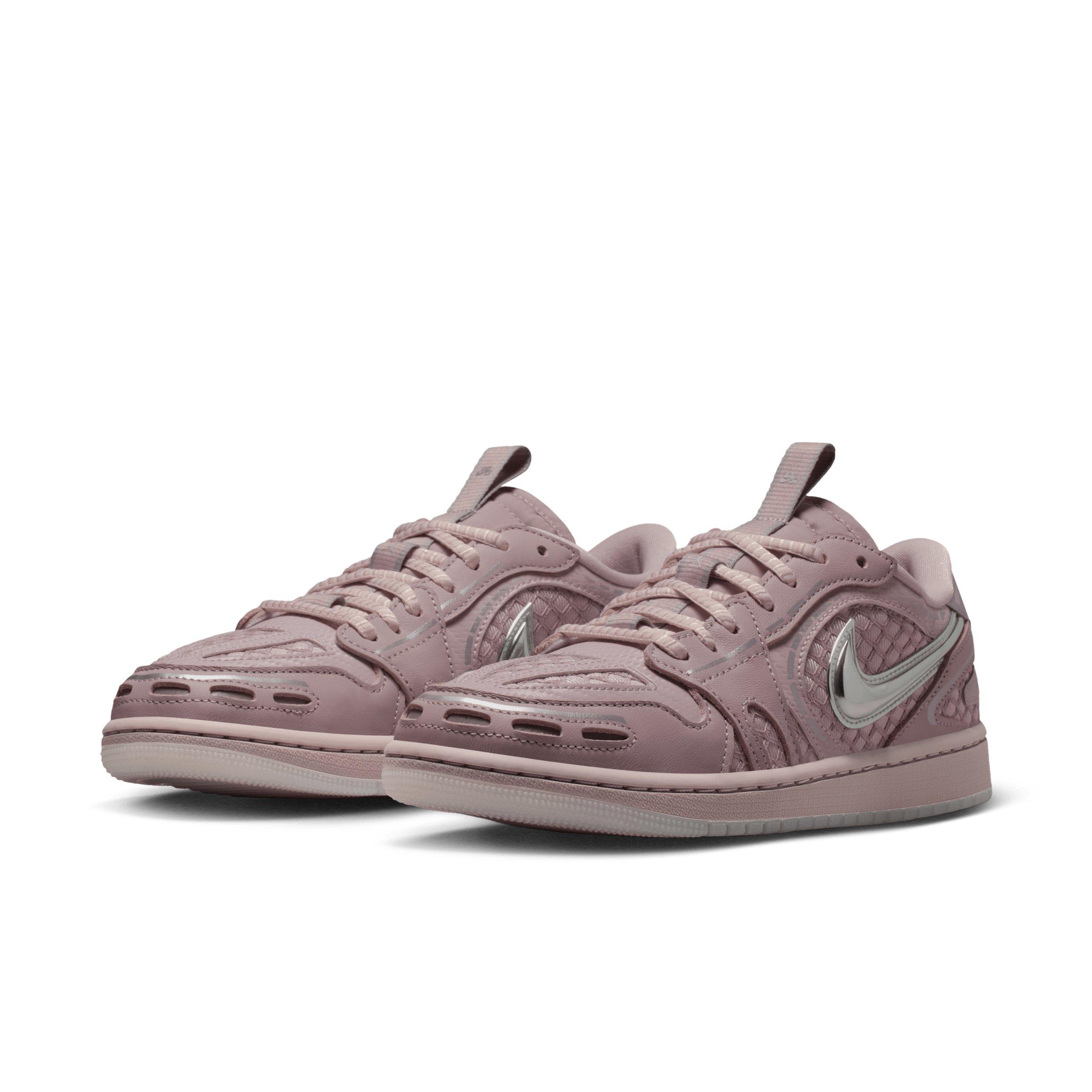Jordan 1 Low Method of Make "Particle Rose/Barely Rose/Metallic Silver/Enigma Stone" Women's Shoe - ROSE/ROSE/SILVER/STONE Thumbnail View 3