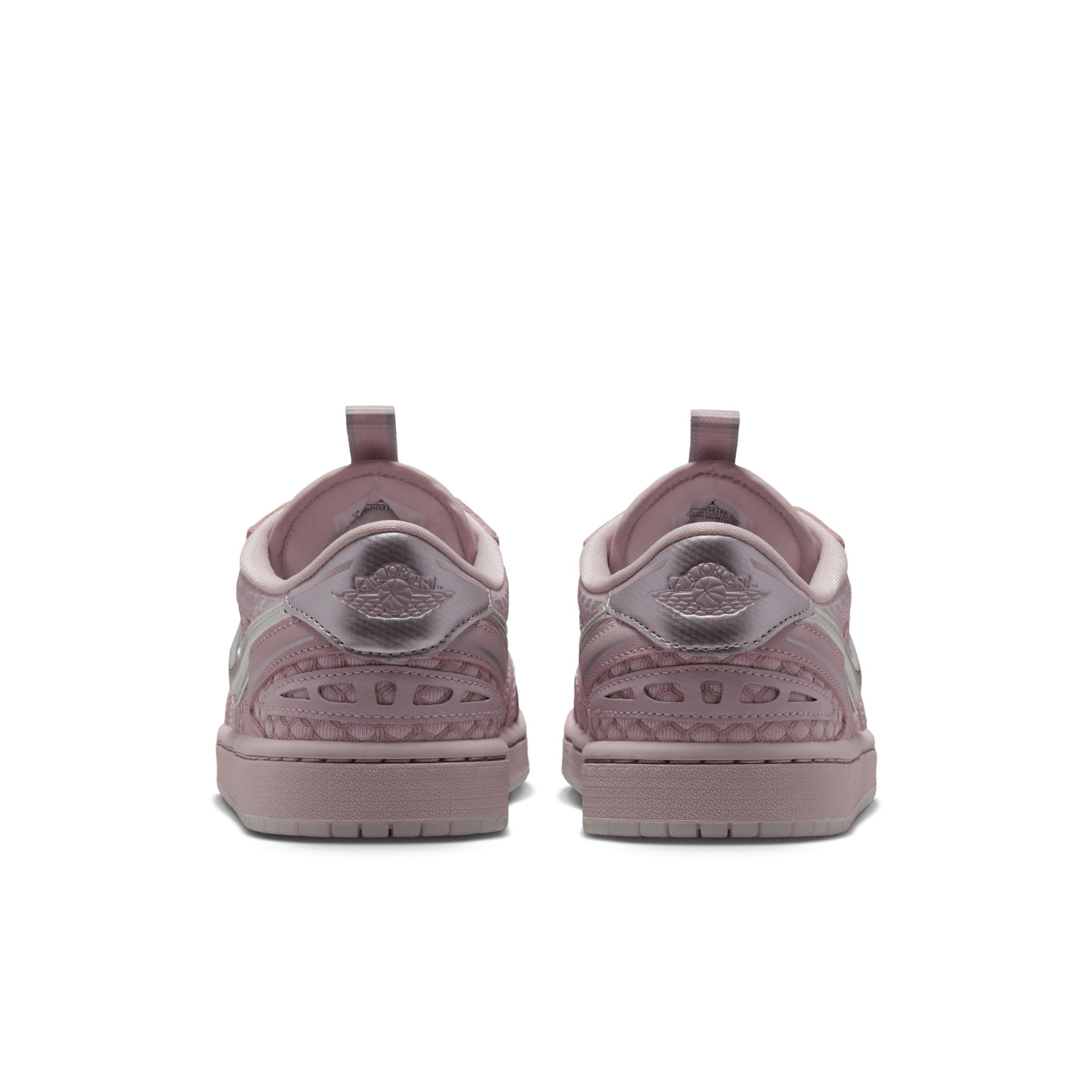 Jordan 1 Low Method of Make "Particle Rose/Barely Rose/Metallic Silver/Enigma Stone" Women's Shoe - ROSE/ROSE/SILVER/STONE Thumbnail View 5