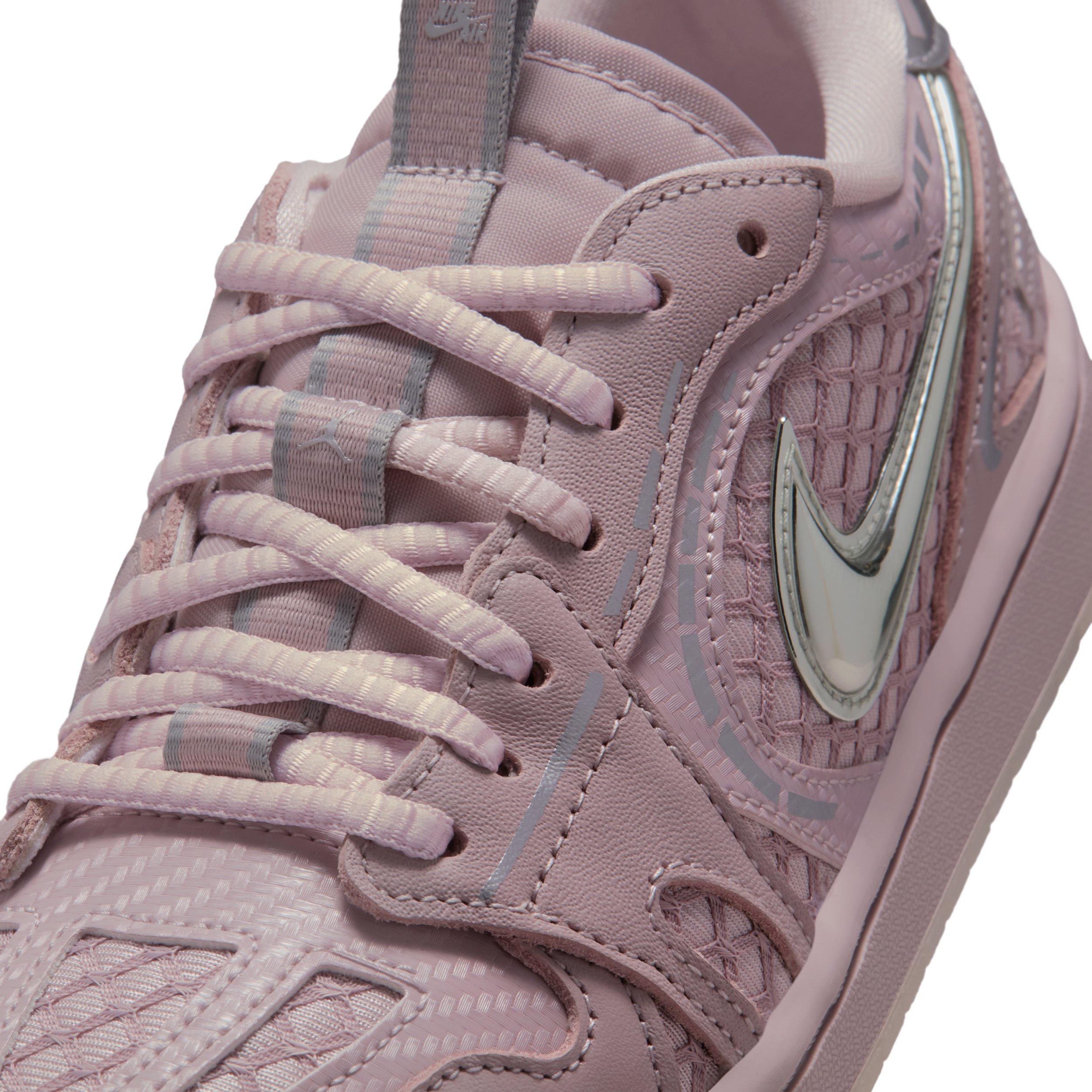 Jordan 1 Low Method of Make "Particle Rose/Barely Rose/Metallic Silver/Enigma Stone" Women's Shoe - ROSE/ROSE/SILVER/STONE Thumbnail View 7