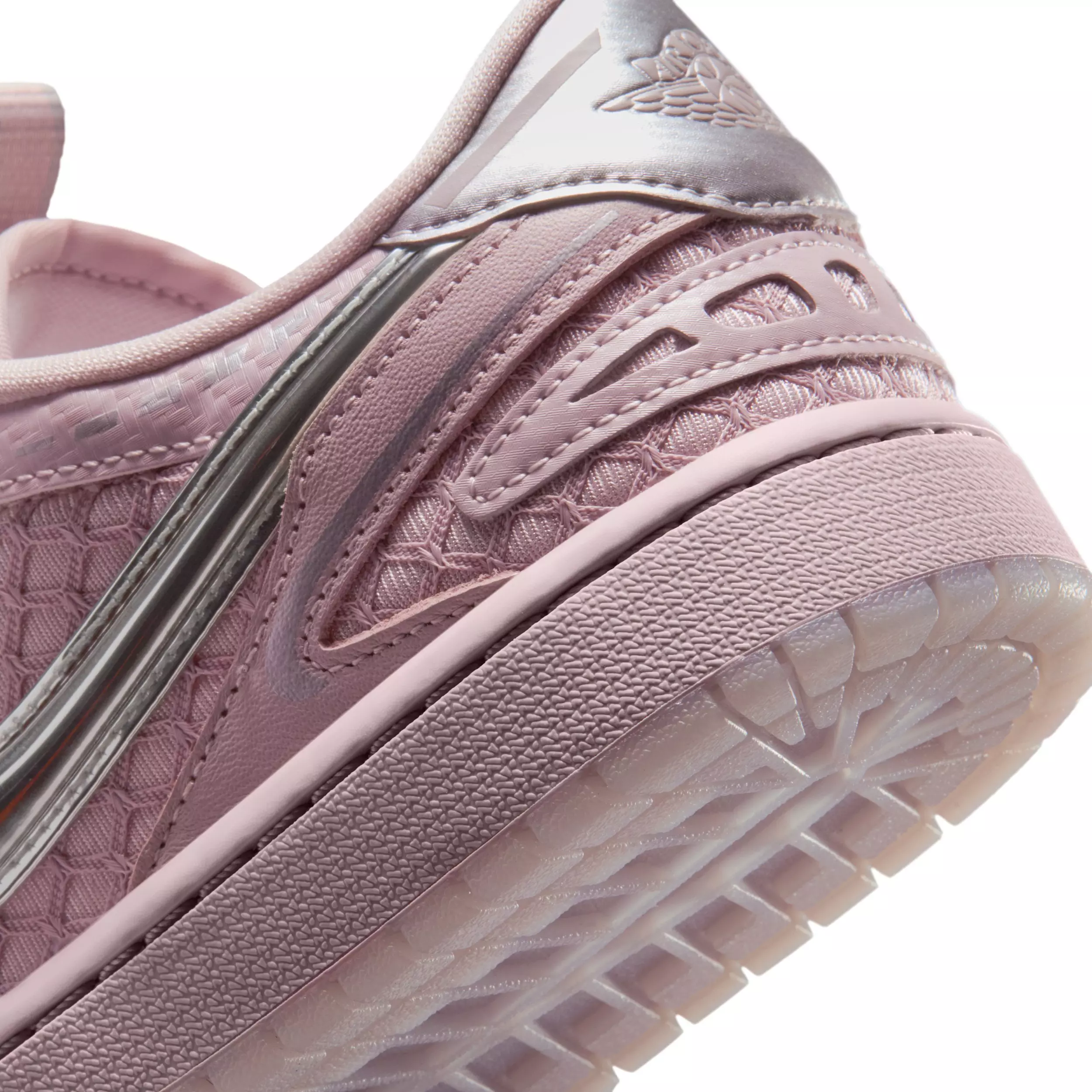Jordan 1 Low Method of Make "Particle Rose/Barely Rose/Metallic Silver/Enigma Stone" Women's Shoe - ROSE/ROSE/SILVER/STONE