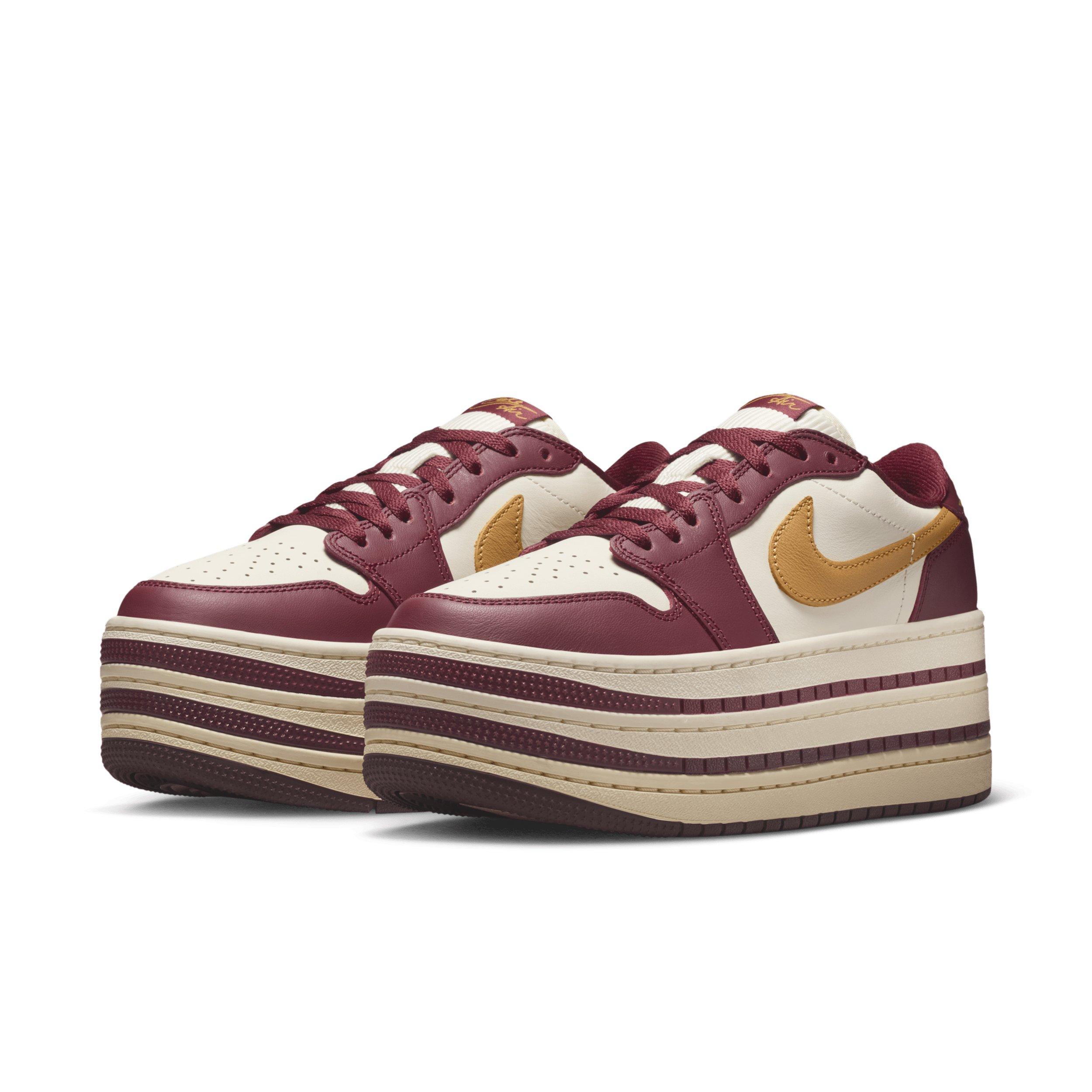 Jordan 1 Triple Stack "Team Red/Pale Ivory/Sanded Gold" Women's Shoe - RED/IVORY/GOLD Thumbnail View 3